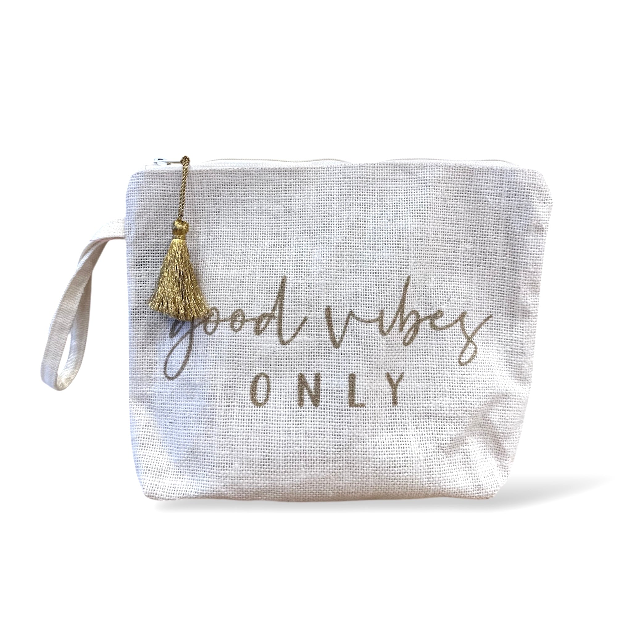 Lovely Beach Pochette Juta Good Vibes - Scegli il Colore - Bikini D'amare Riccione