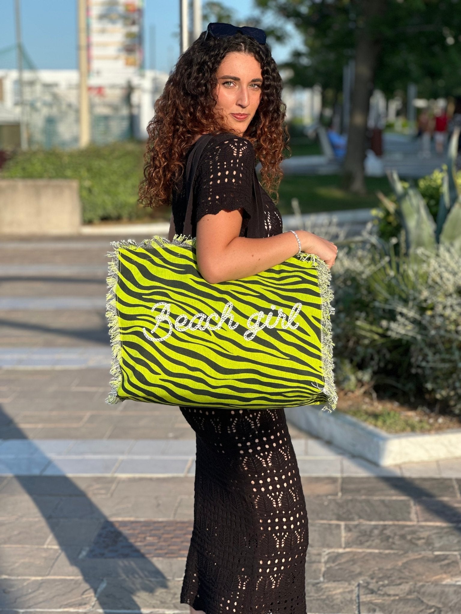 Lovely Beach Borsa Mare New Zebra - Bikini D'amare Riccione