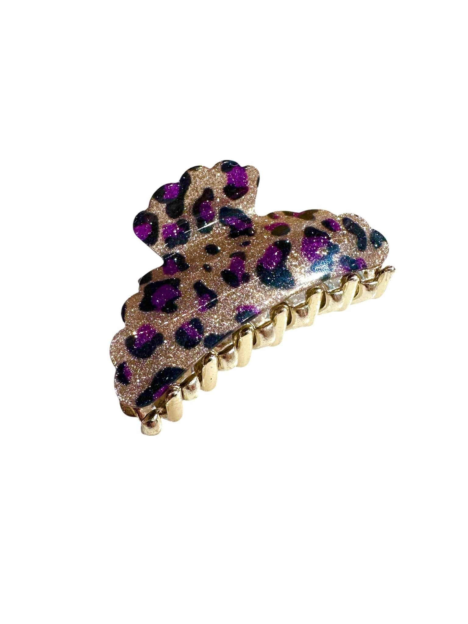 Ferma Capelli Leopardato Glitter Invisibobble