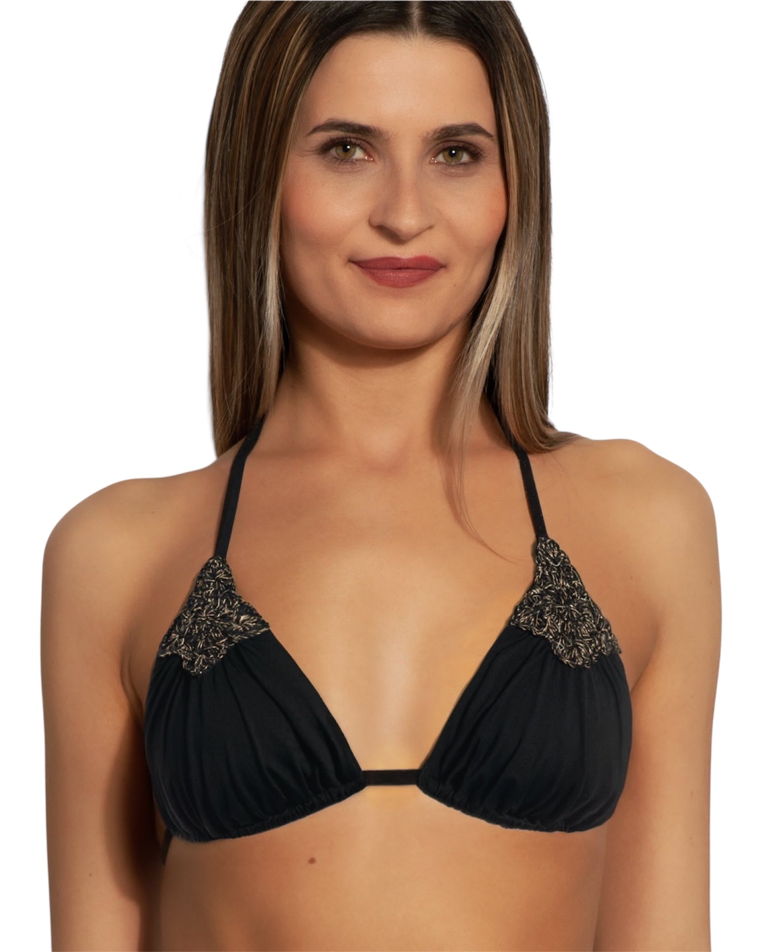 2Bekini Bikini Triangolo Crochet Nero - Bikini D'amare Riccione