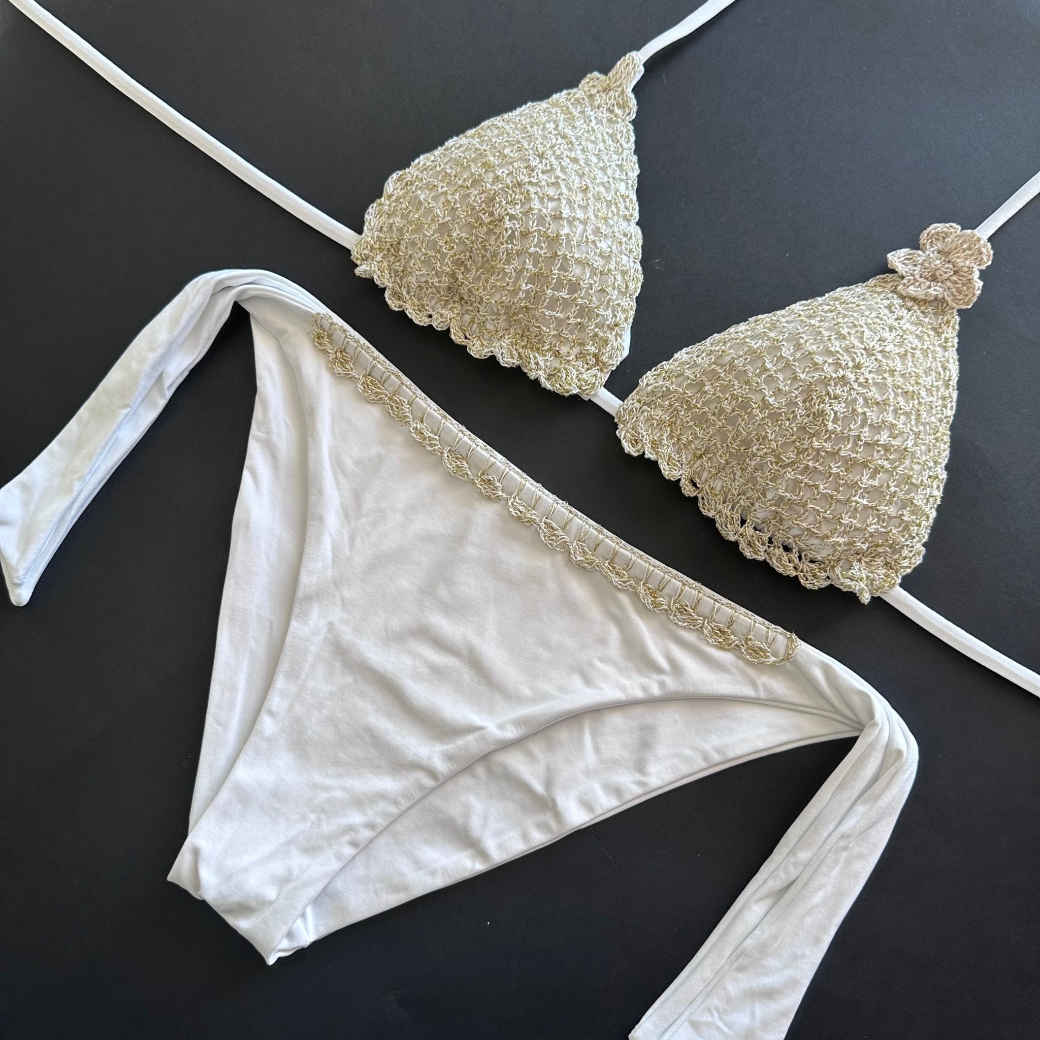 Genius Bikini Triangolo Uncinetto Genius Beachwear