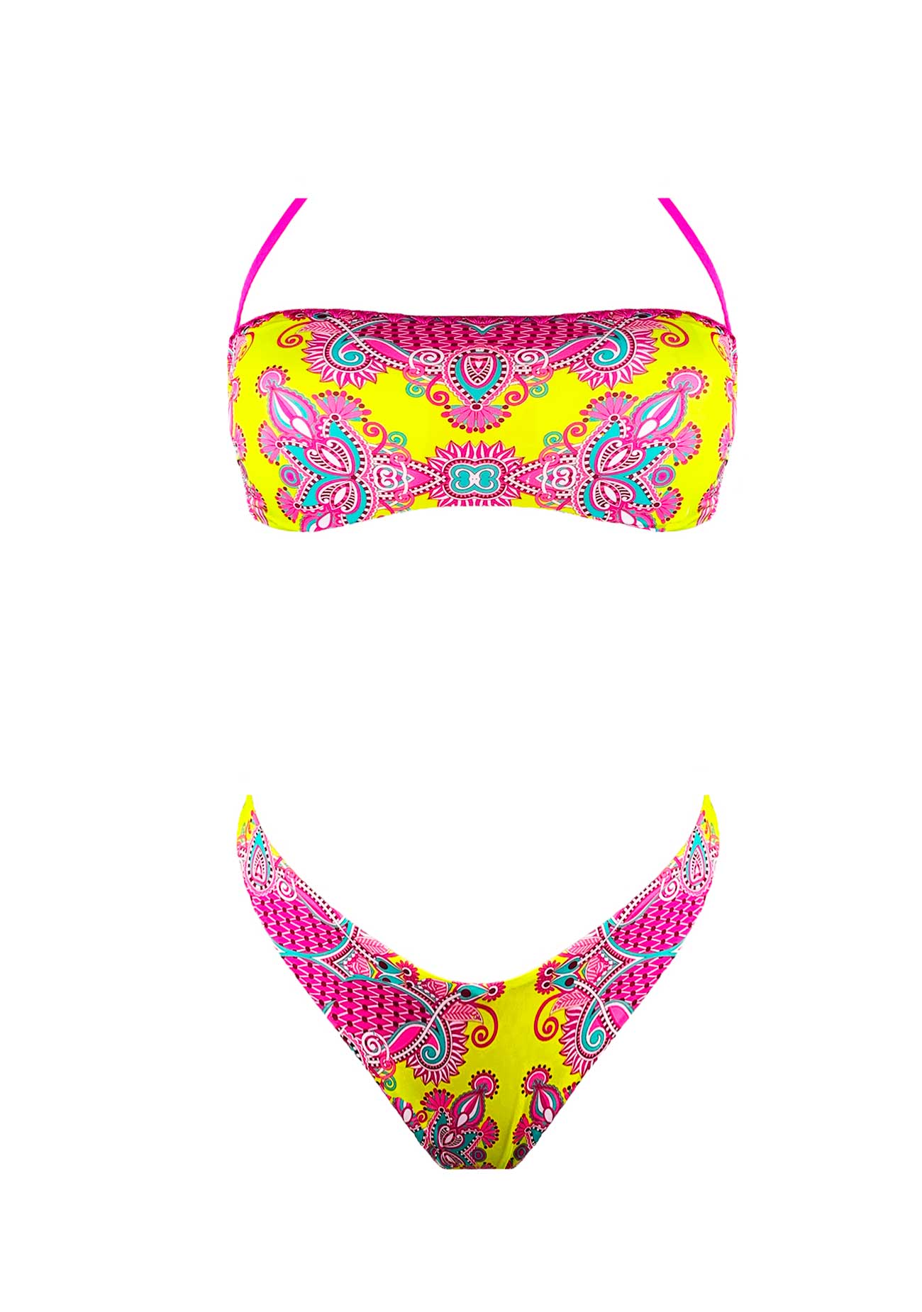 2Bekini Bikini Fascia Candy Shocking - Bikini D'amare Riccione