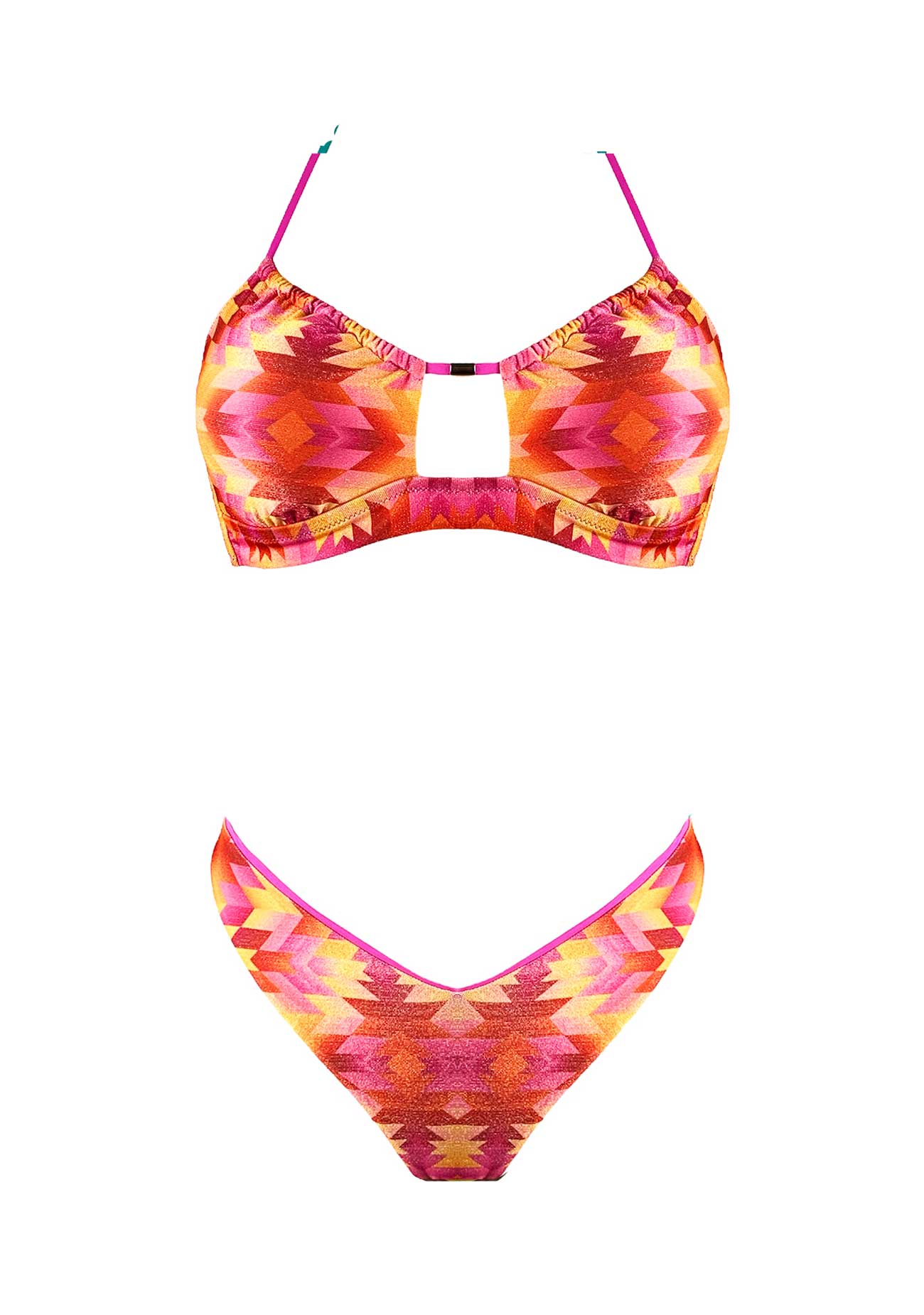 2Bekini Bikini Top New Aztec - Scegli il Colore - Bikini D'amare Riccione