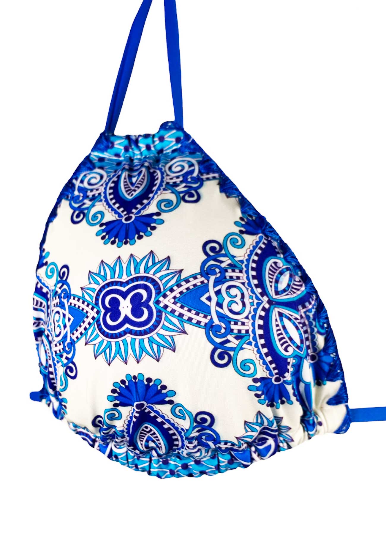 2Bekini Bikini Triangolo Candy Paisley Indigo - Bikini D'amare Riccione