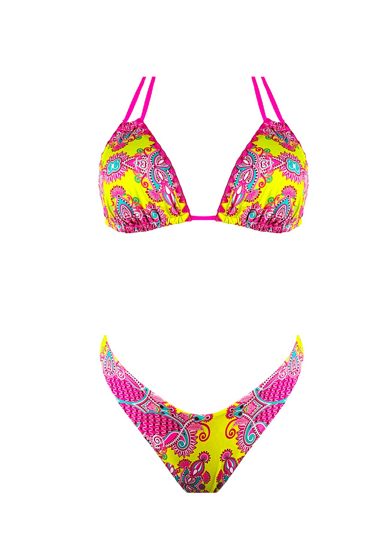 2Bekini Bikini Triangolo Candy Shocking - Bikini D'amare Riccione