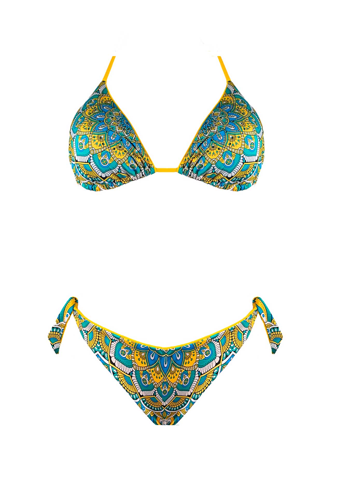 2Bekini Bikini Triangolo Indian Charme Caraibi - Bikini D'amare Riccione