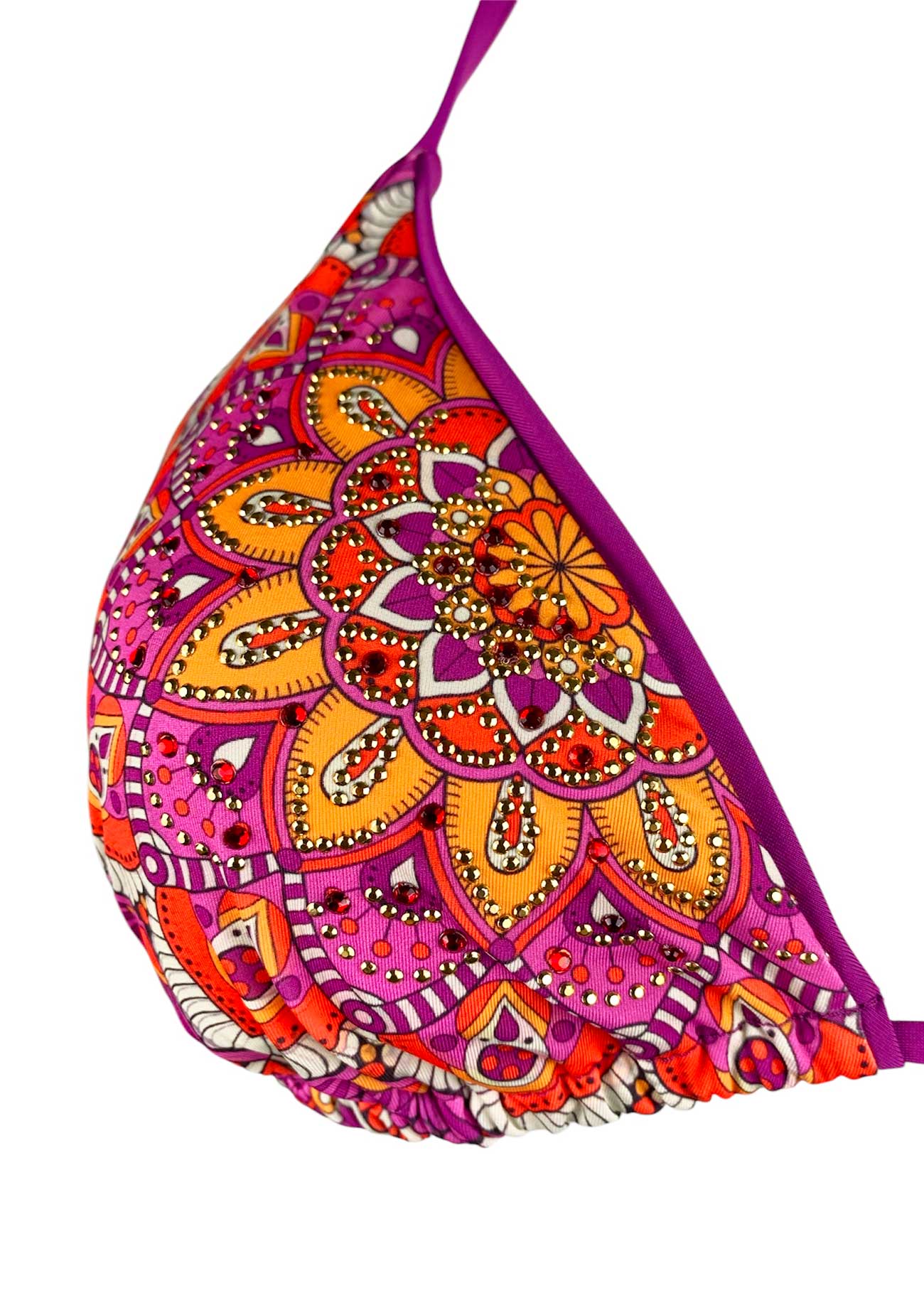 2Bekini Bikini Triangolo Indian Charme Corallo - Bikini D'amare Riccione