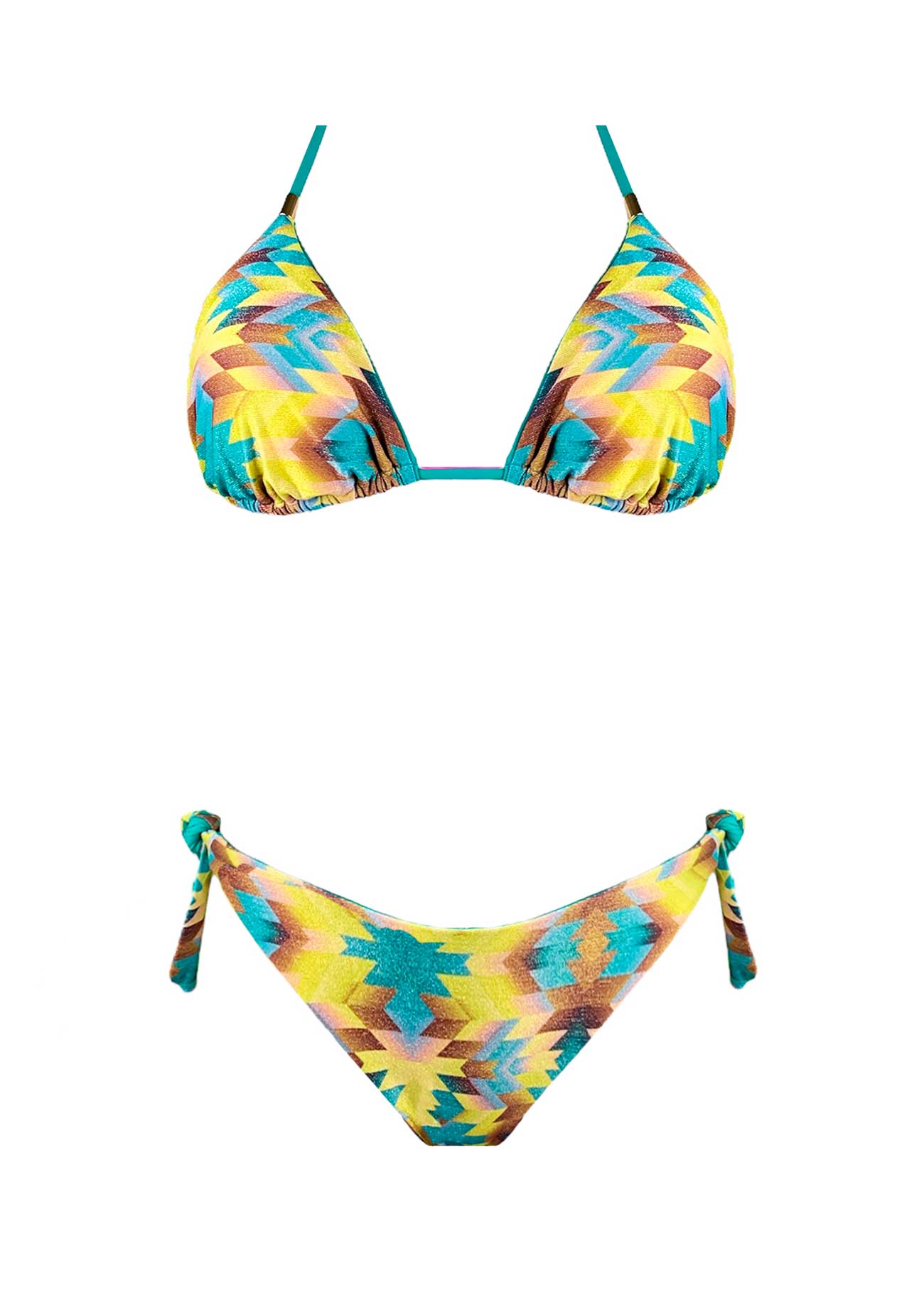 2Bekini Bikini Triangolo New Aztec - Scegli il Colore - Bikini D'amare Riccione