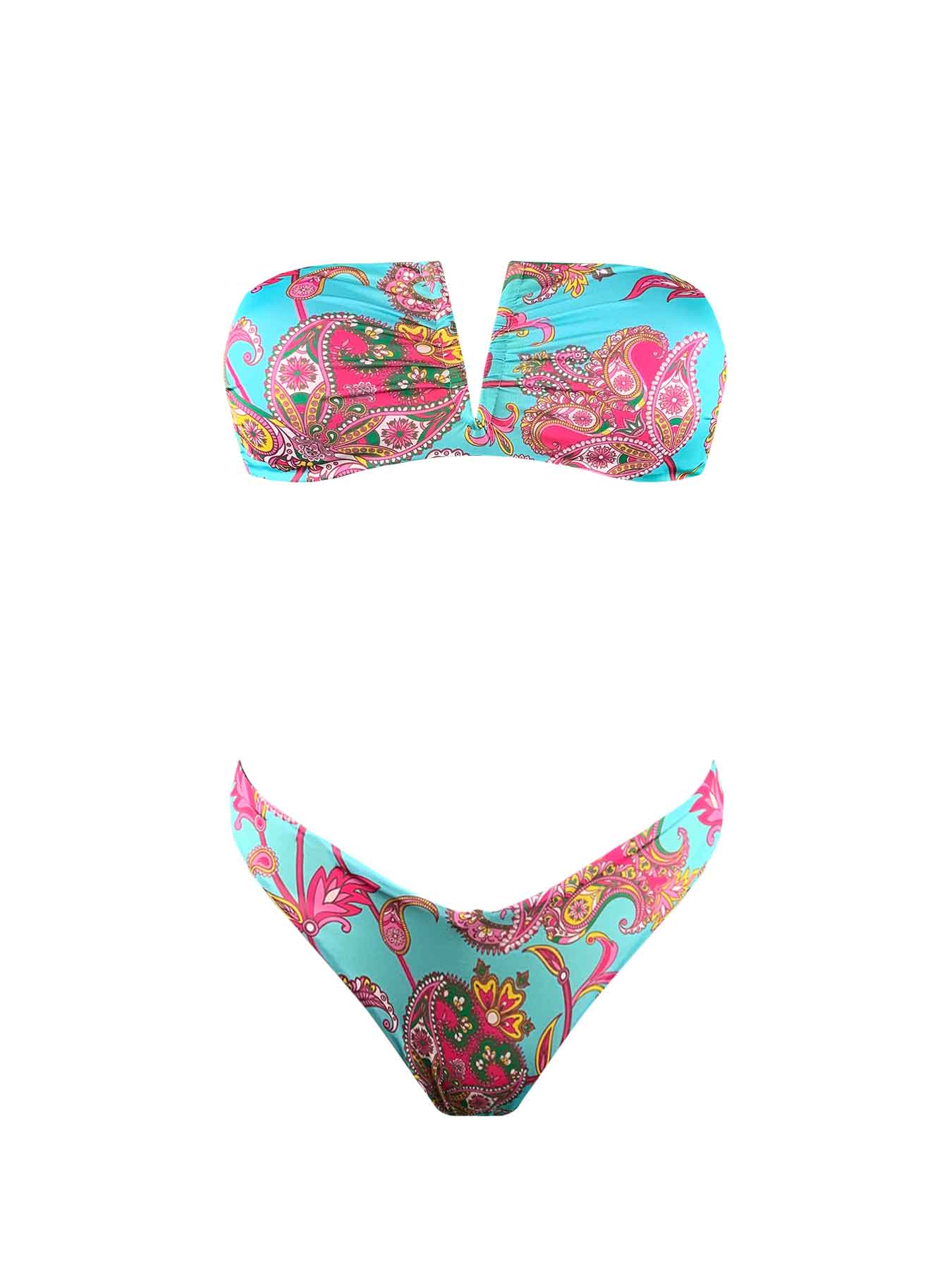 2Bekini Bikini Fascia V Aluna Azzurro 2Bekini