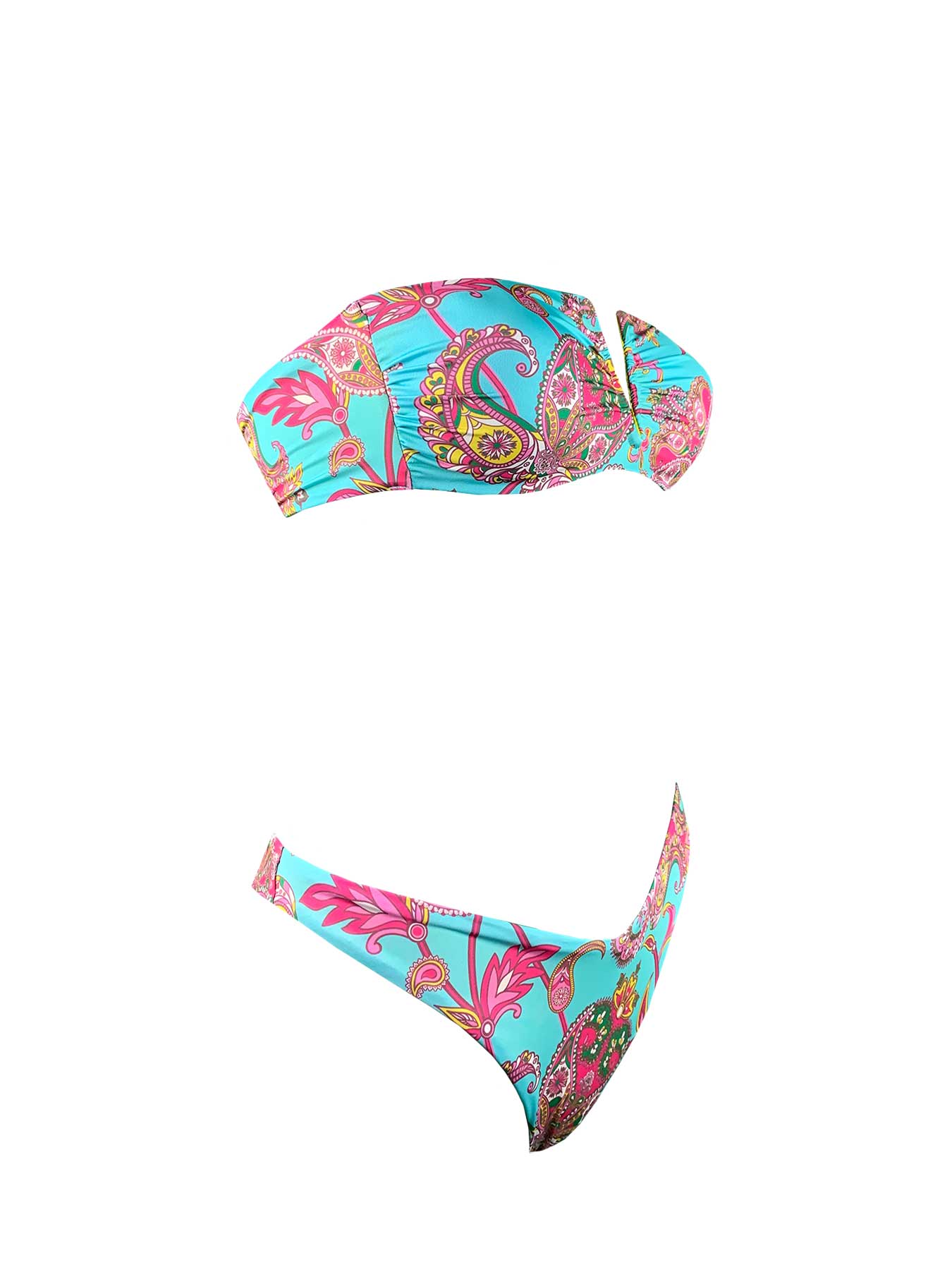 2Bekini Bikini Fascia V Aluna Azzurro 2Bekini