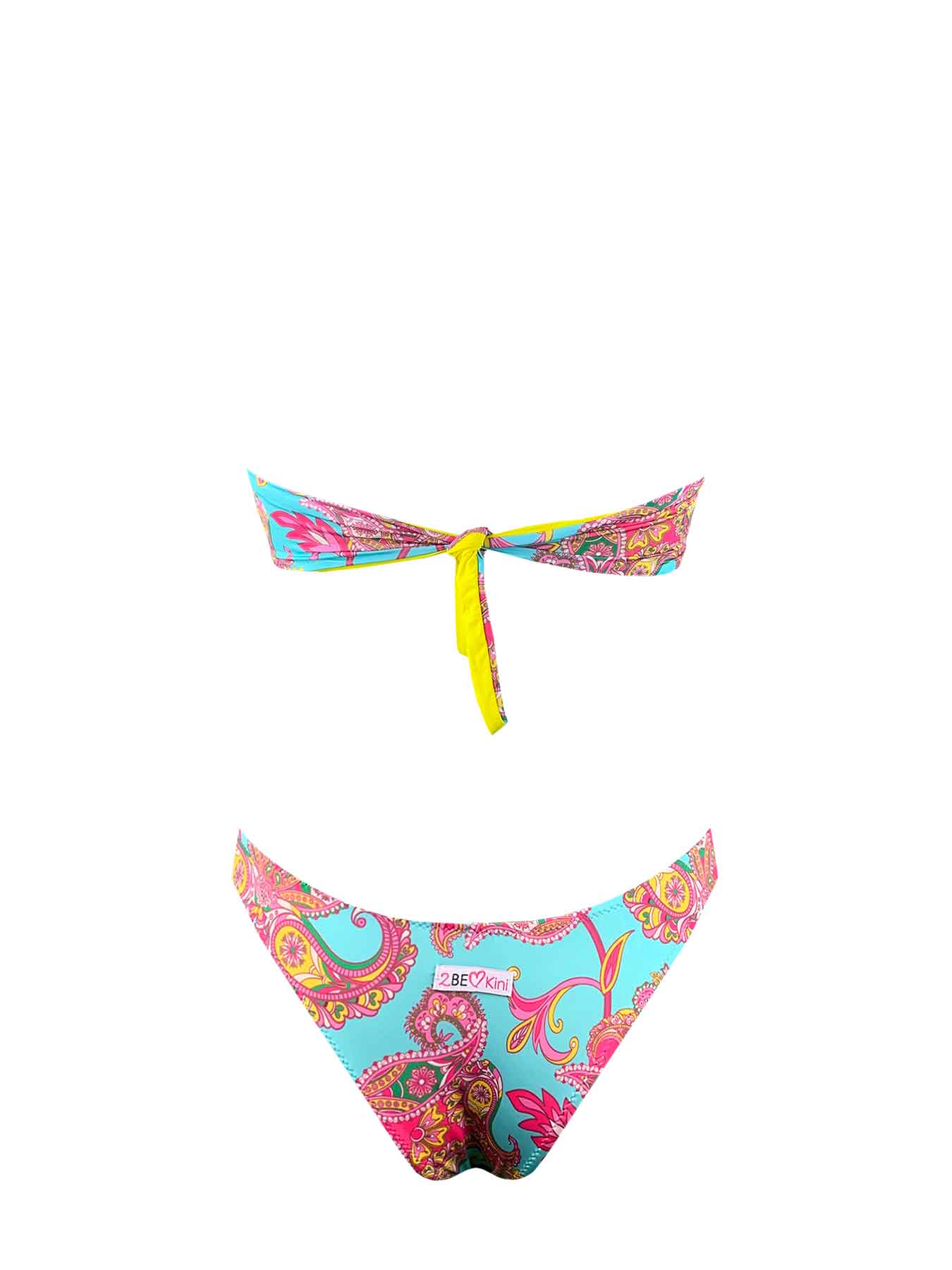 2Bekini Bikini Fascia V Aluna Azzurro 2Bekini