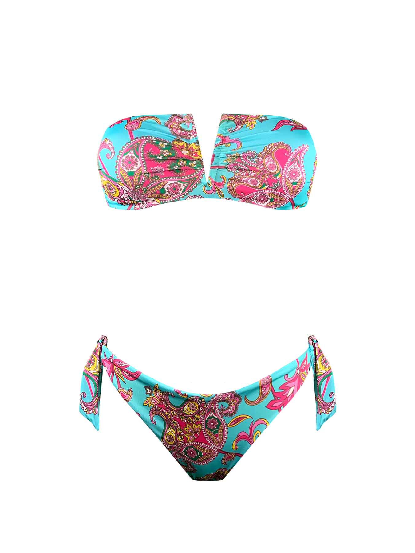 2Bekini Bikini Fascia V Aluna Azzurro 2Bekini