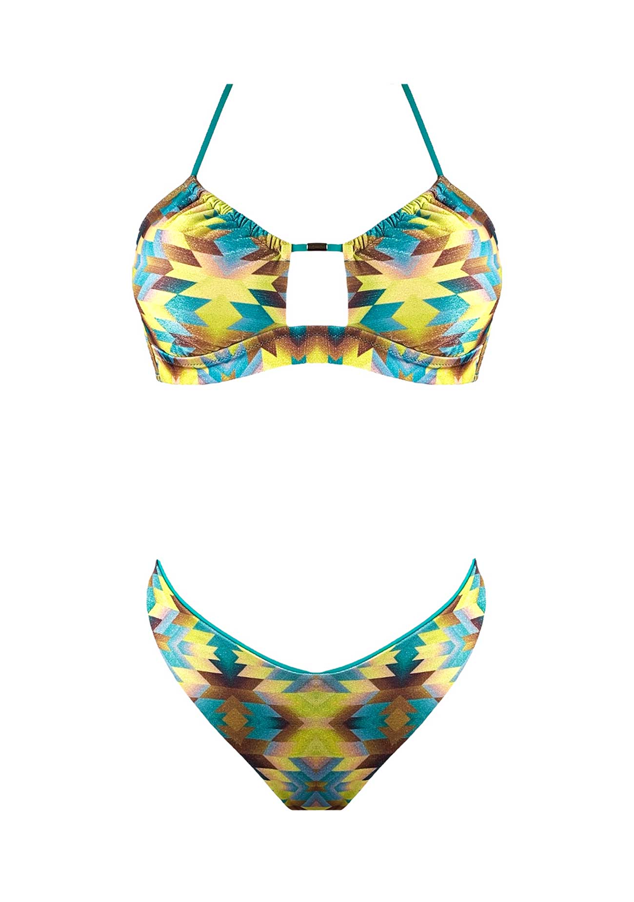 2Bekini Bikini Top New Aztec - Scegli il Colore - Bikini D'amare Riccione