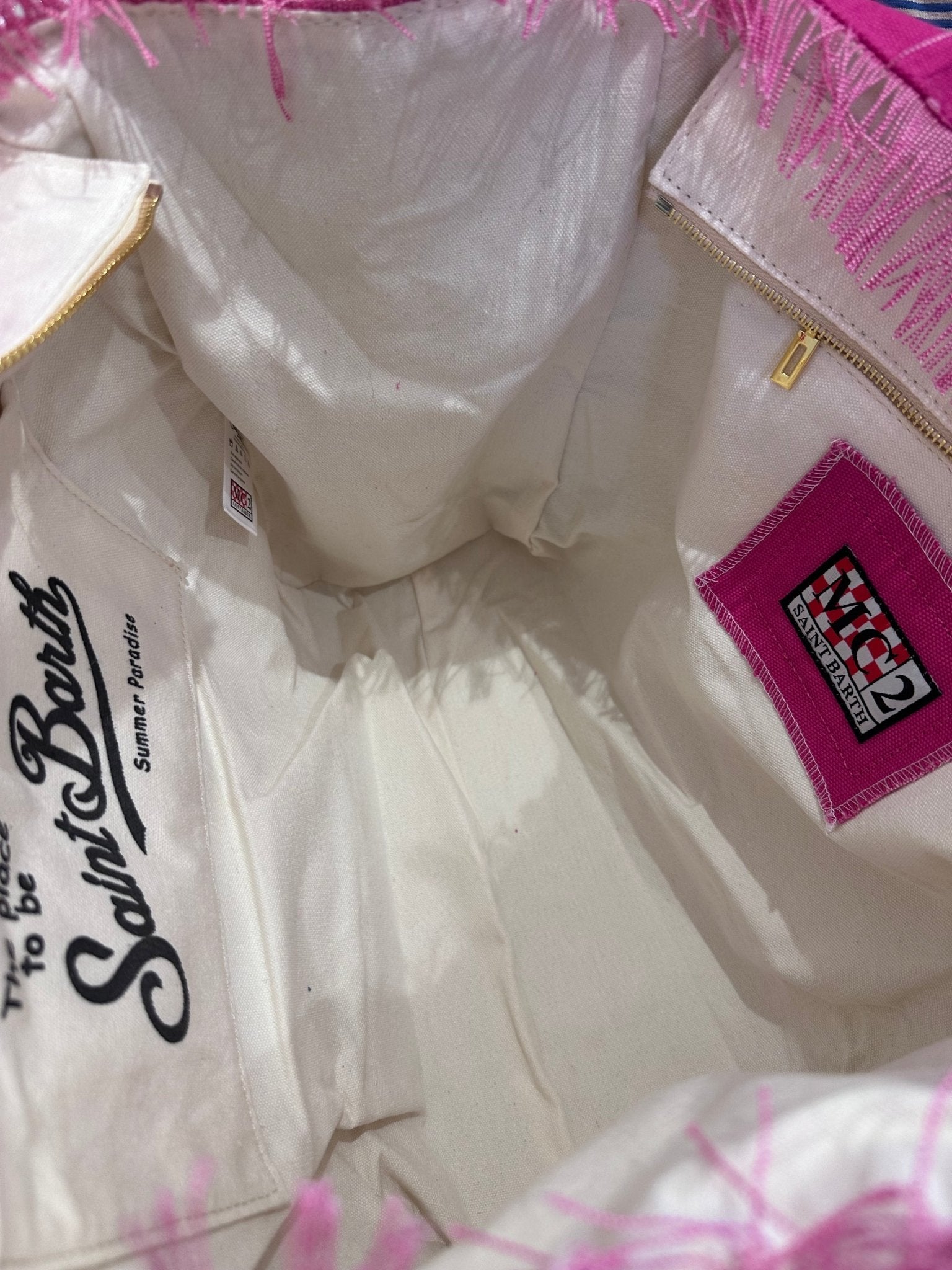 MC2 Saint Barth Borsa Spalla Vanity Fucsia - Bikini D'amare Riccione