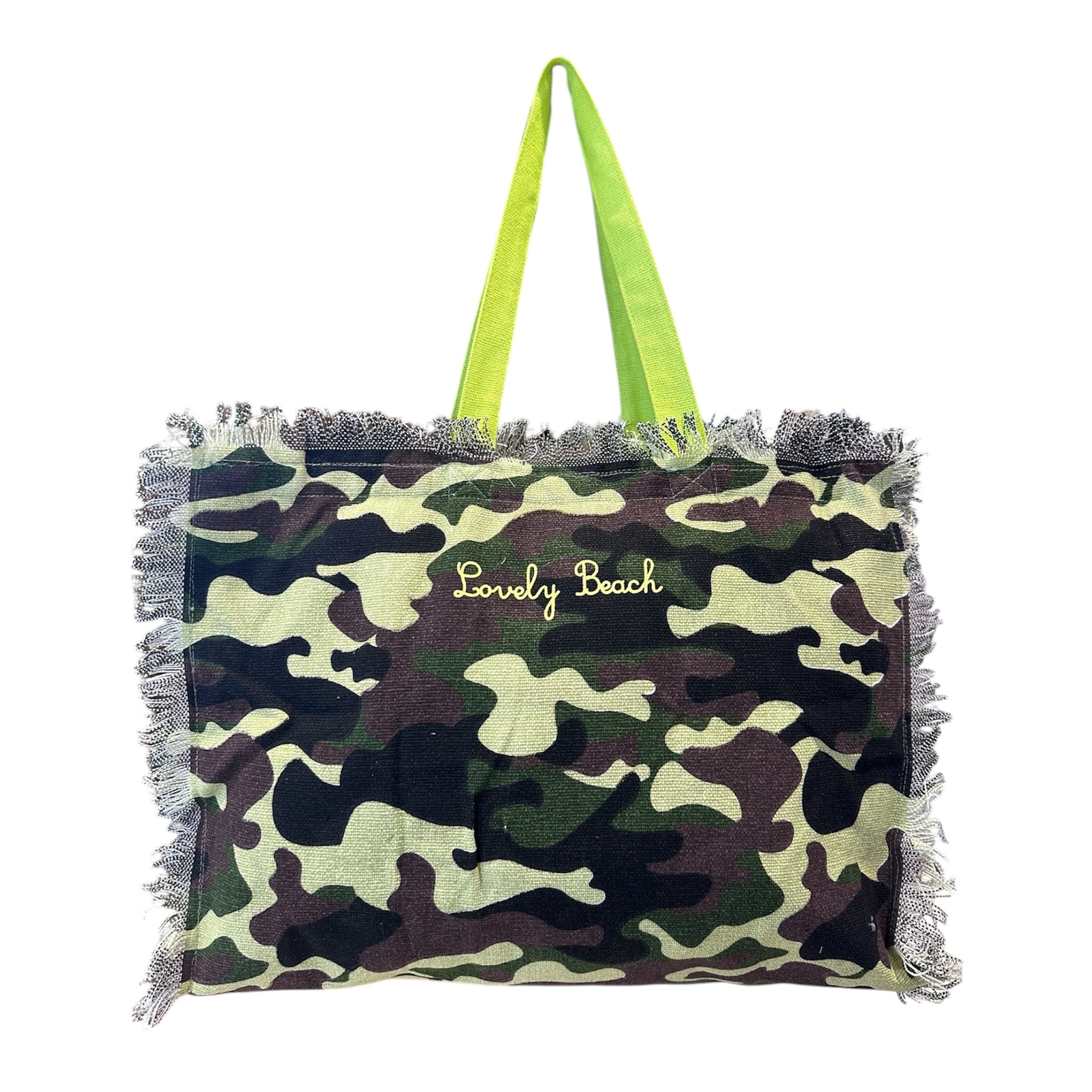 Lovely Beach Borsa Mare Camo Militare Stella - Bikini D'amare Riccione