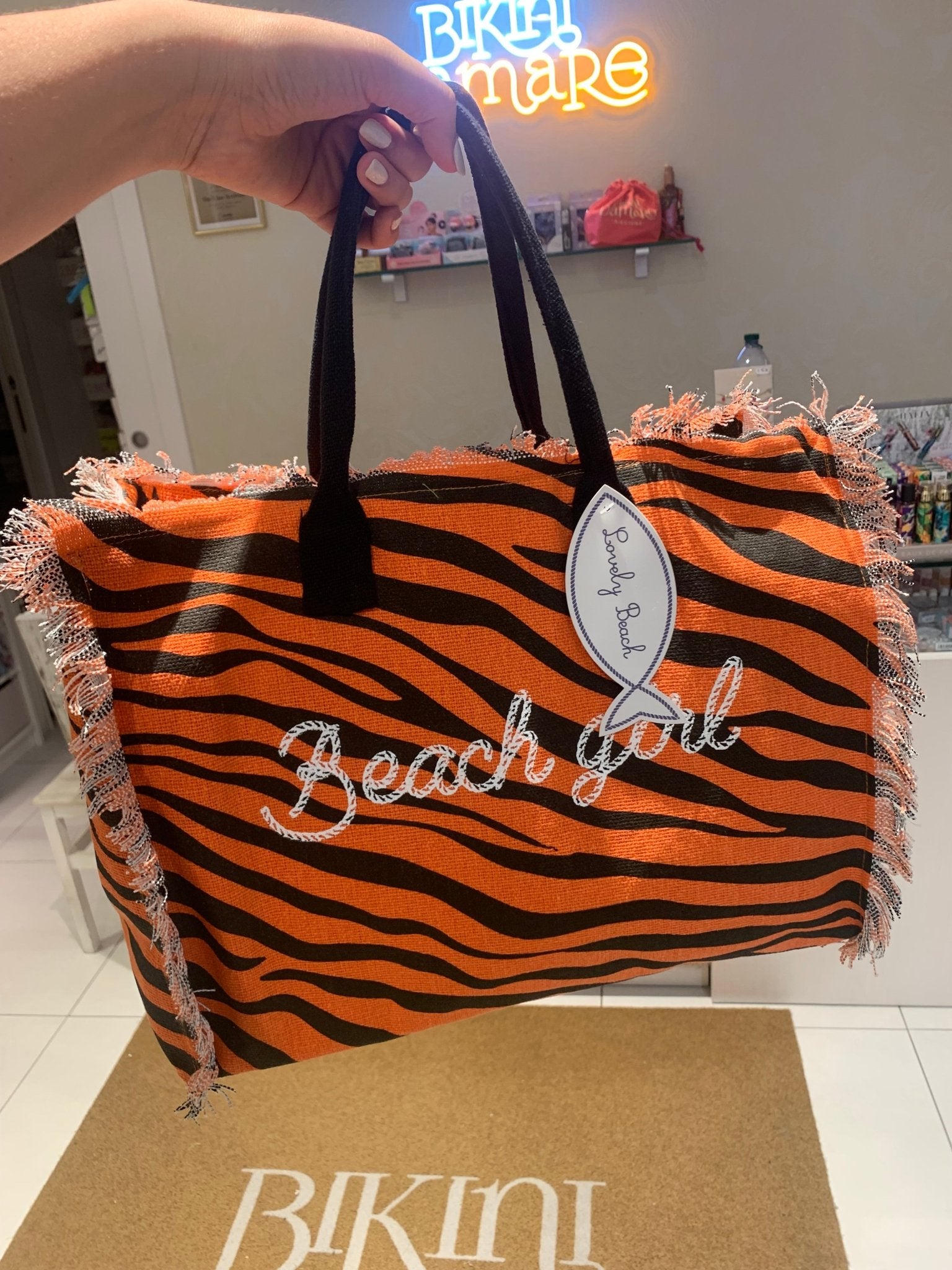 Lovely Beach Borsa Mare Media New Zebra Lovely Beach
