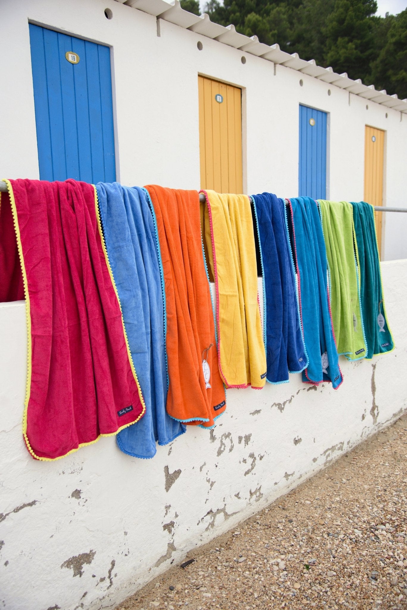 Telo Mare Coprilettino Marisol Con Pon Pon Lovely Beach Lovely Beach