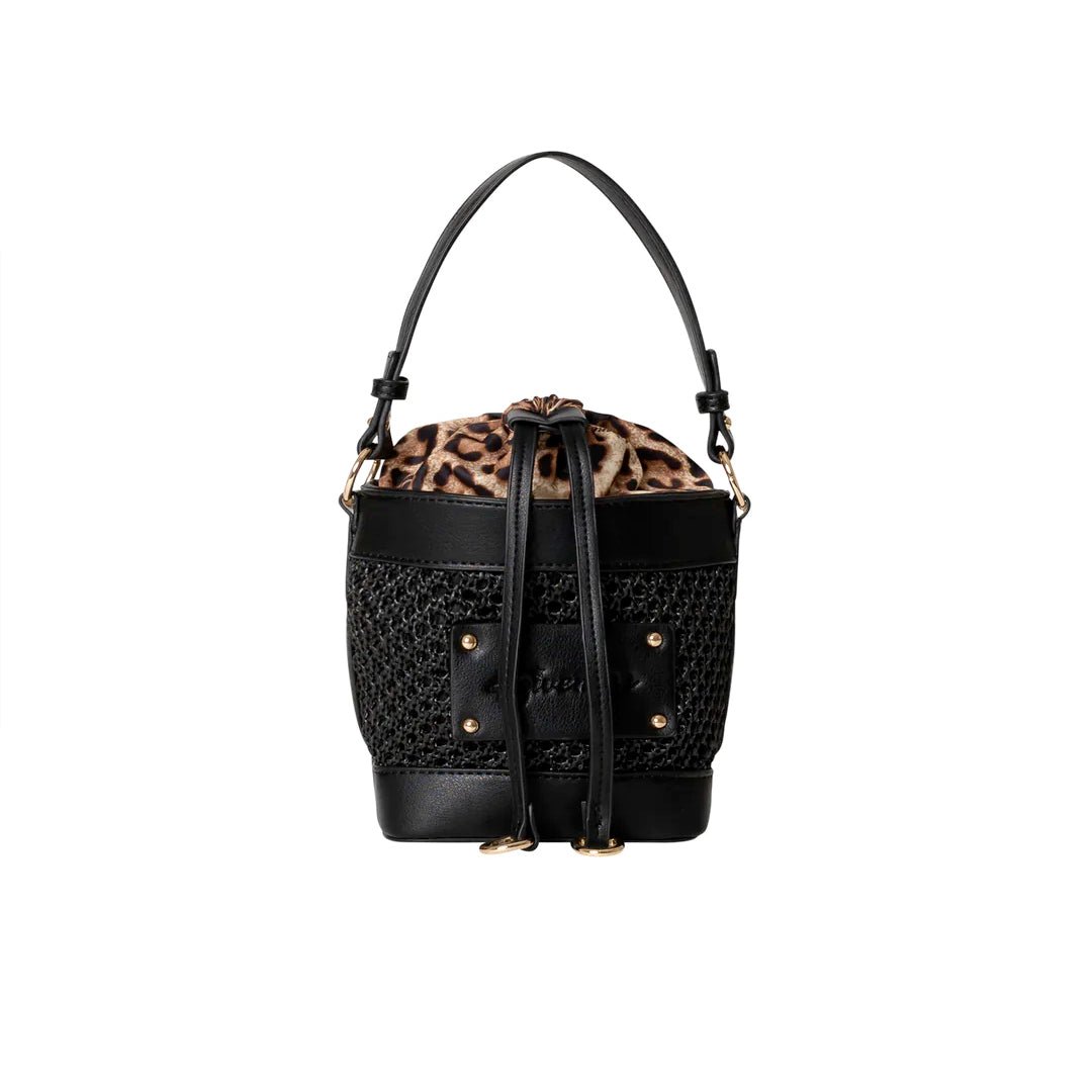 4giveness Secchiello Raffia Rose Leopard 4giveness