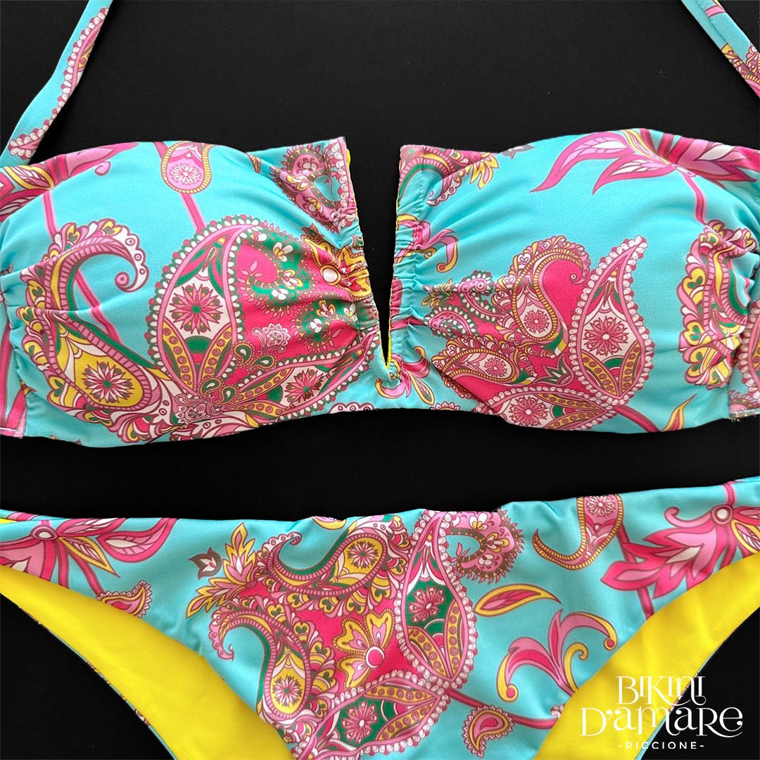 2Bekini Bikini Fascia V Aluna Azzurro 2Bekini