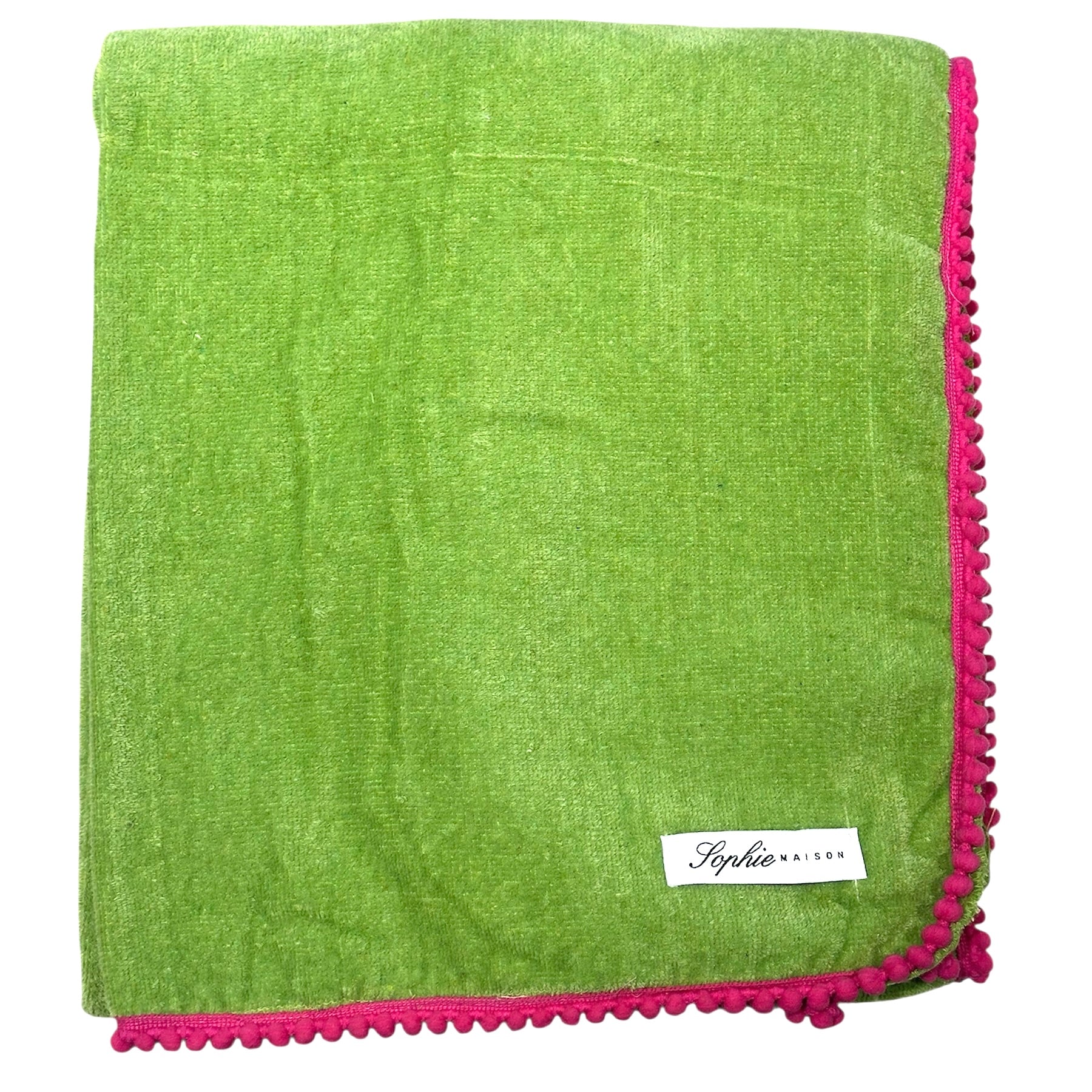 Sophie Maison Telo Mare 100% Cotone con Ponpon