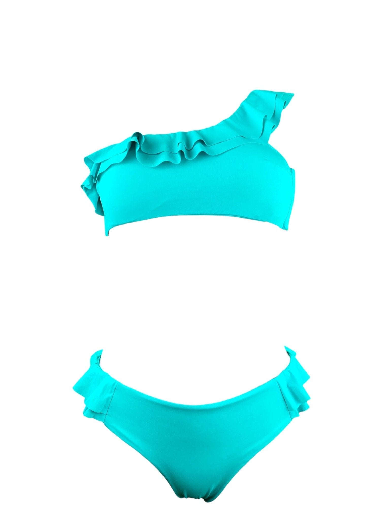 Marette Bikini Monospalla con Voulant Marette Beachwear