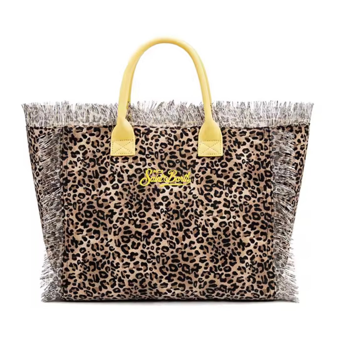 MC2 Saint Barth Borsa Spalla Vanity Sand Leopard - Bikini D'amare Riccione