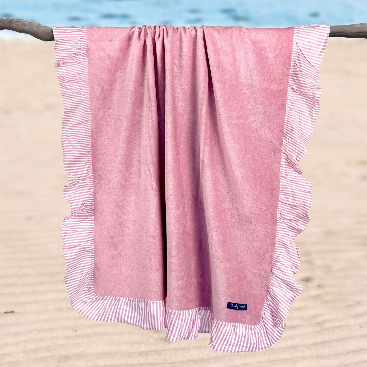 Lovely Beach Telo Mare Costa Azzurra - Scegli il Colore - Bikini D'amare Riccione