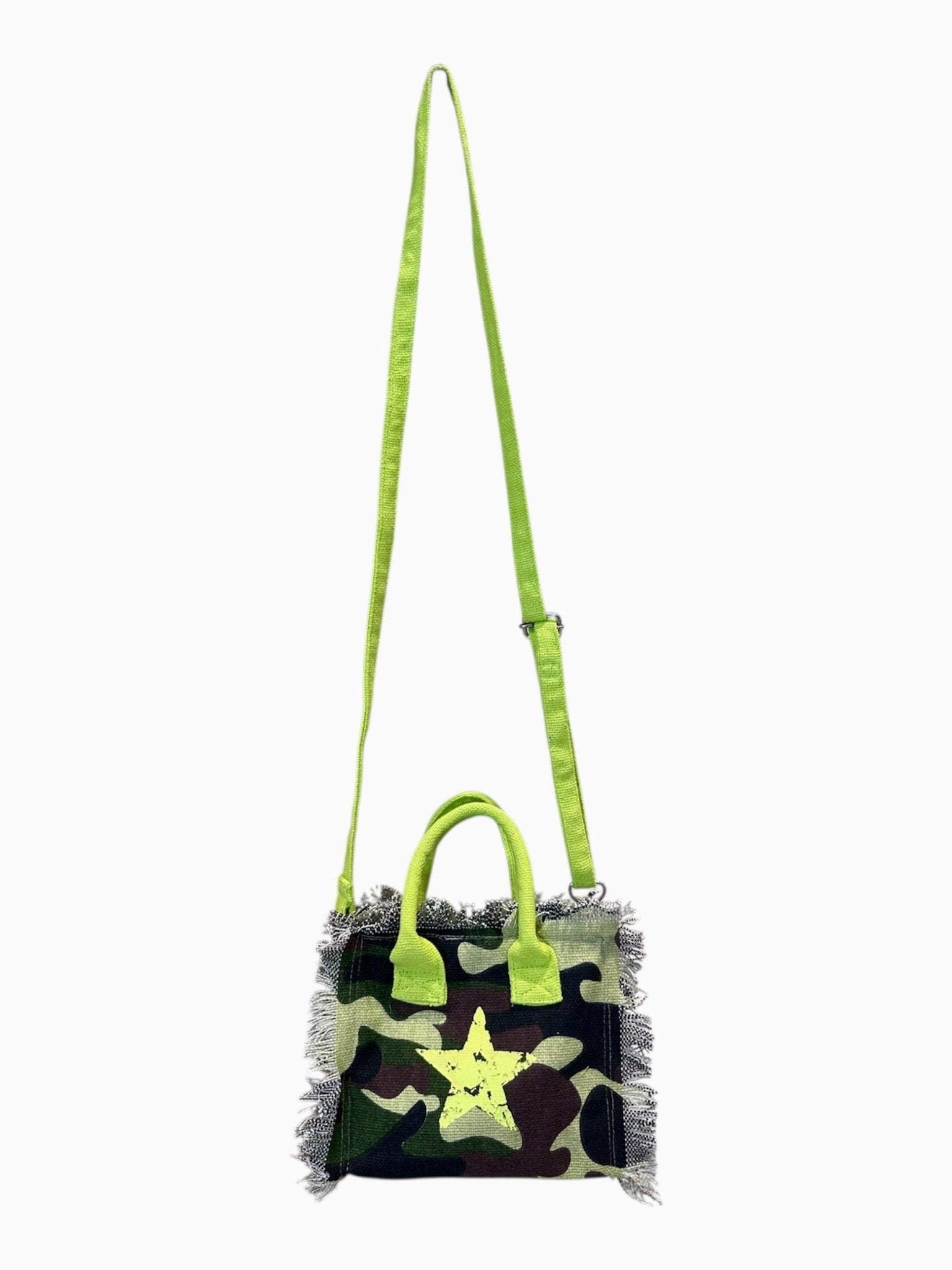 Lovely Beach Borsetta Tracolla Camo Militare Stella - Bikini D'amare Riccione
