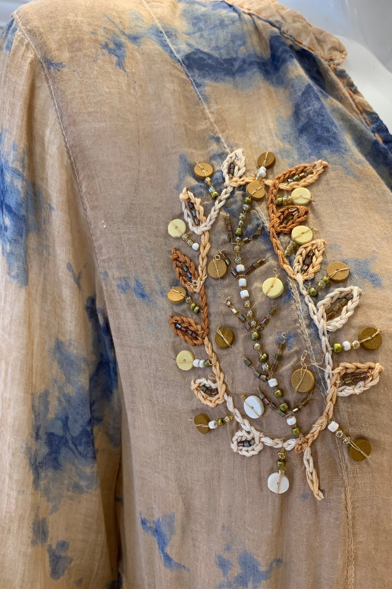 Kaftano Fantasia Batik con Ricami - Bikini D'amare Riccione
