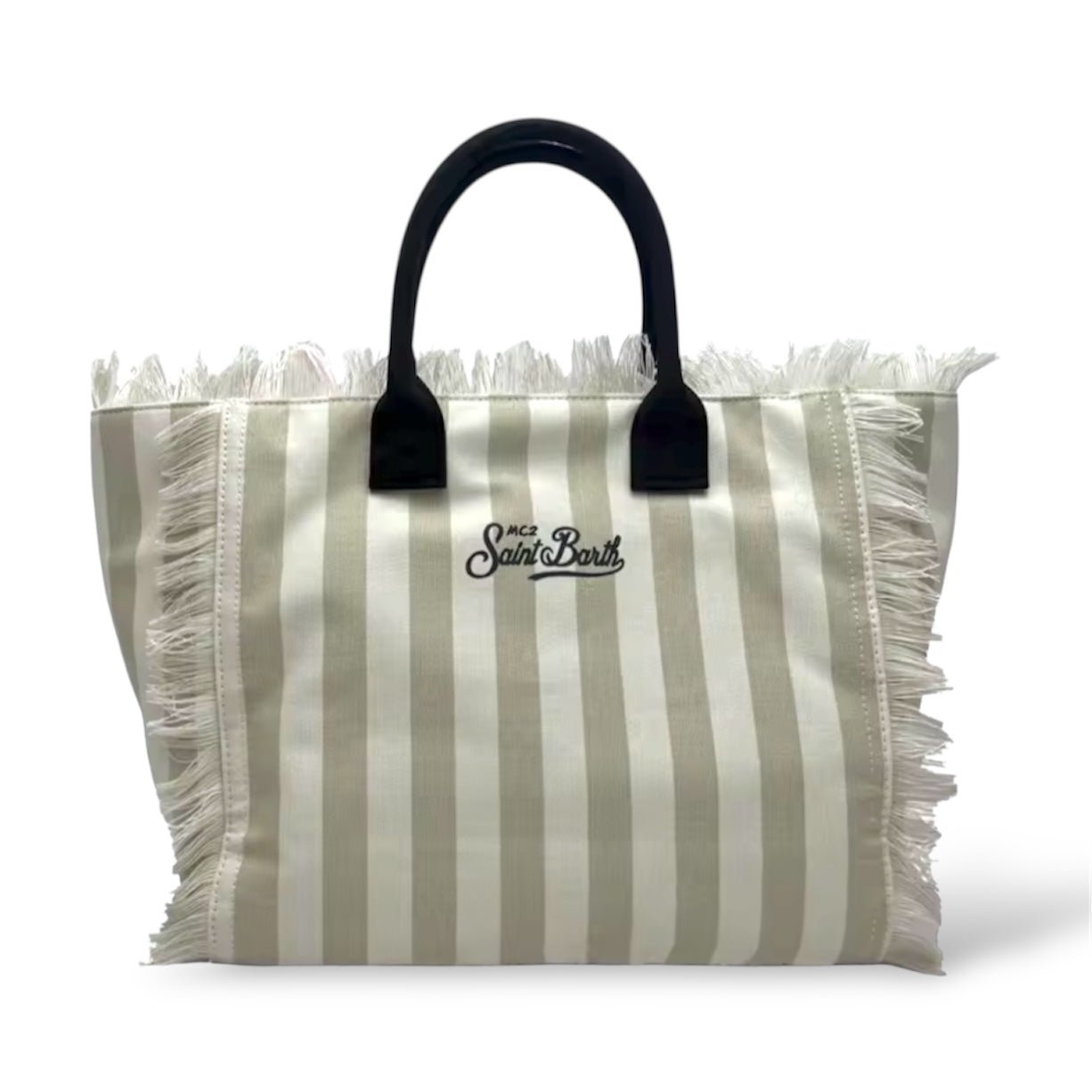 Borsa Spalla Vanity Righe Beige - Bikini D'amare Riccione