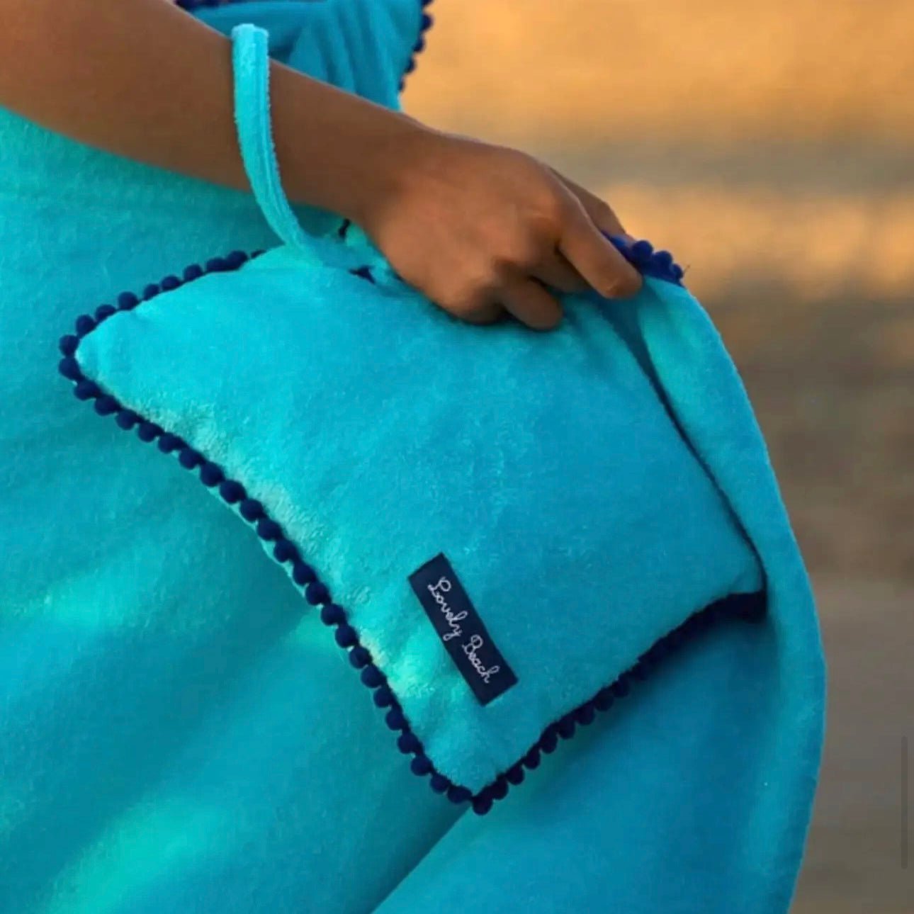 Lovely Beach Borsa Mare Marisol Con Pon Pon - Bikini D'amare Riccione