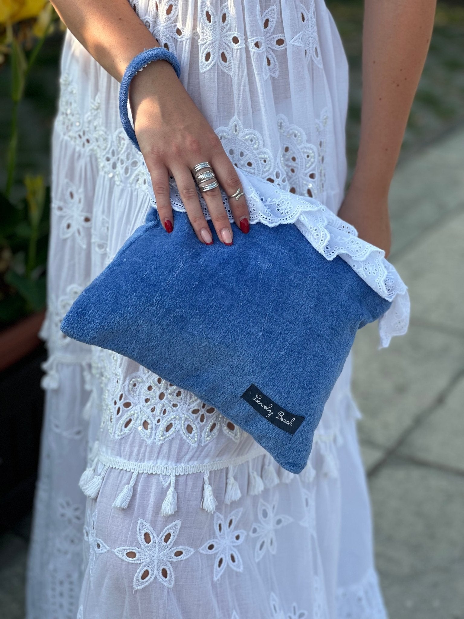 Lovely Beach Pochette San Gallo - Scegli il Colore - Bikini D'amare Riccione