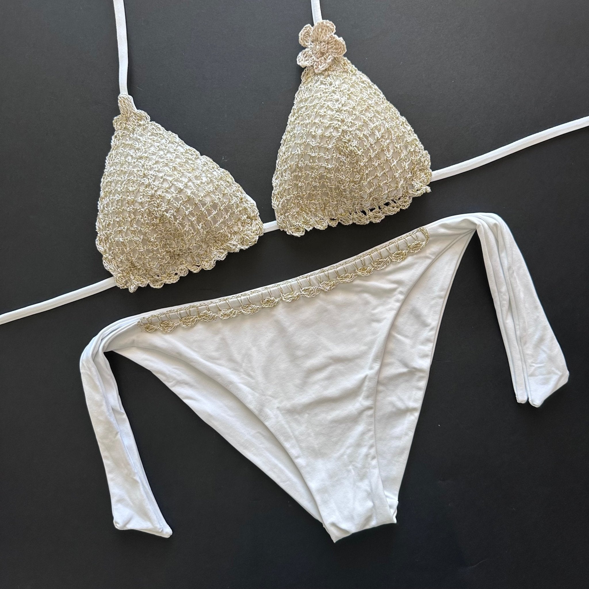 Genius Bikini Triangolo Uncinetto Genius Beachwear