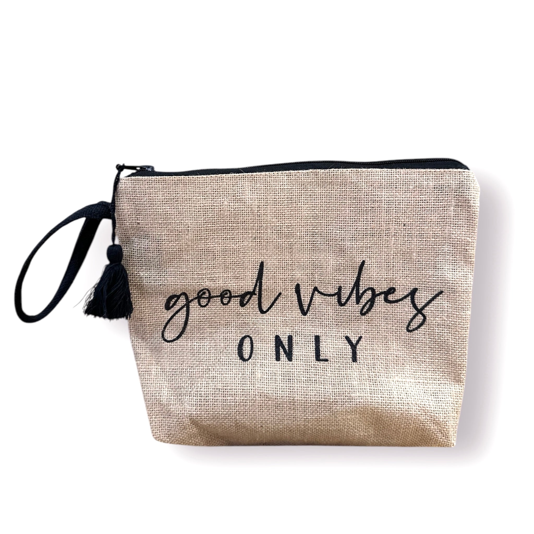 Lovely Beach Pochette Juta Good Vibes - Scegli il Colore - Bikini D'amare Riccione