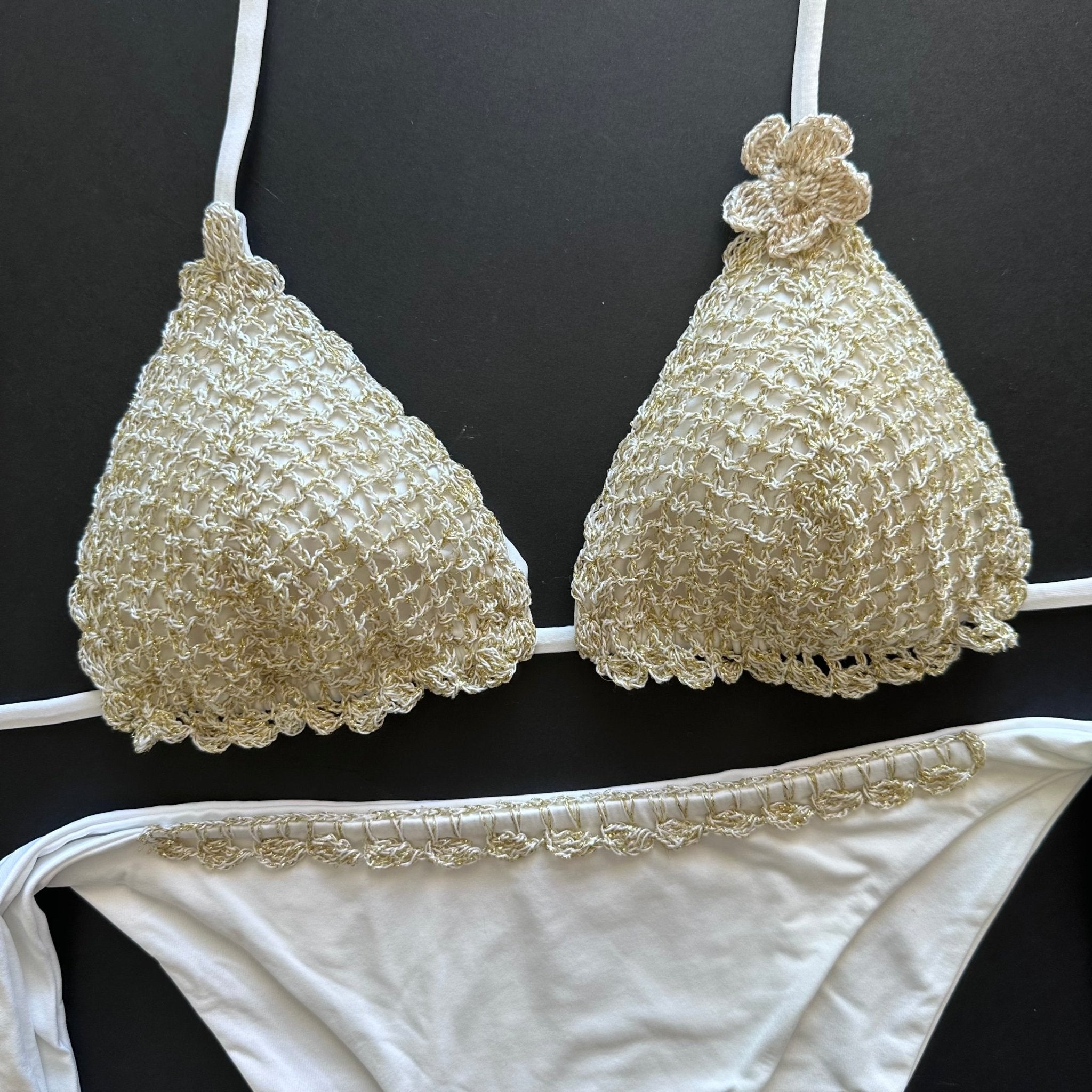 Genius Bikini Triangolo Uncinetto Genius Beachwear