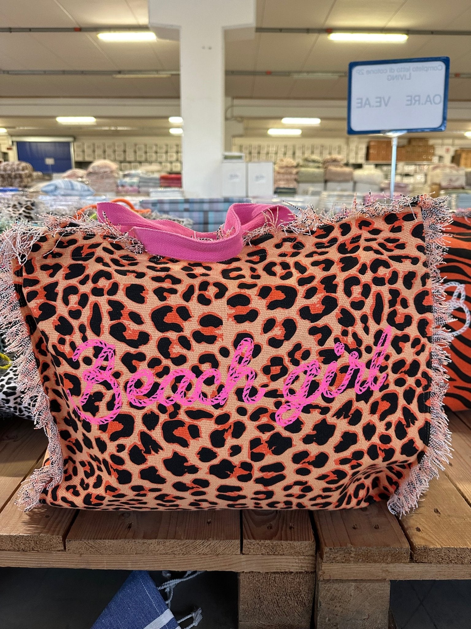 Lovely Beach Borsa Mare Beach Girl New Leopard Lovely Beach