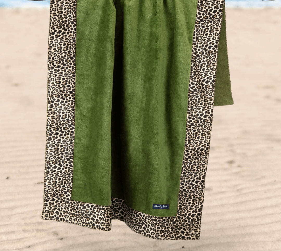 Lovely Beach Telo Mare Okoa Animalier - Scegli il Colore - Bikini D'amare Riccione