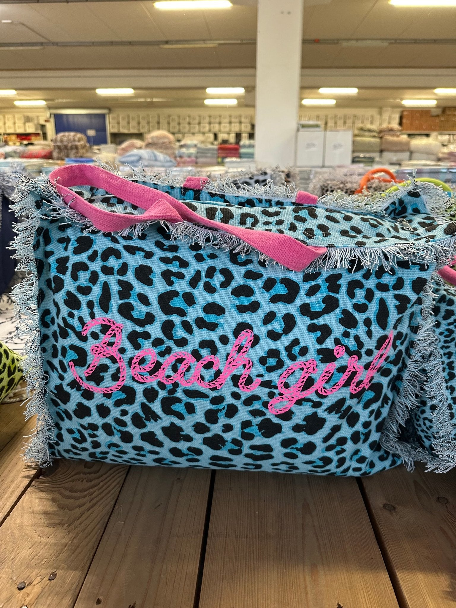 Lovely Beach Borsa Mare Beach Girl New Leopard Lovely Beach