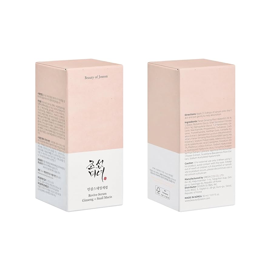 Beauty Of Joseon Siero Rivitalizzante al Ginseng e Bava di Lumaca 30 Ml - Bikini D'amare Riccione