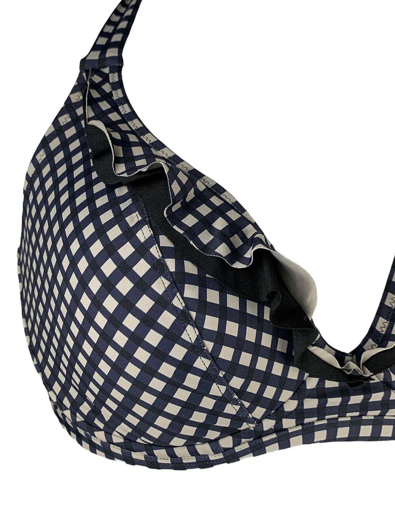 Unimar Bikini Ferretto KC Volant Quadretti - Bikini D'amare Riccione