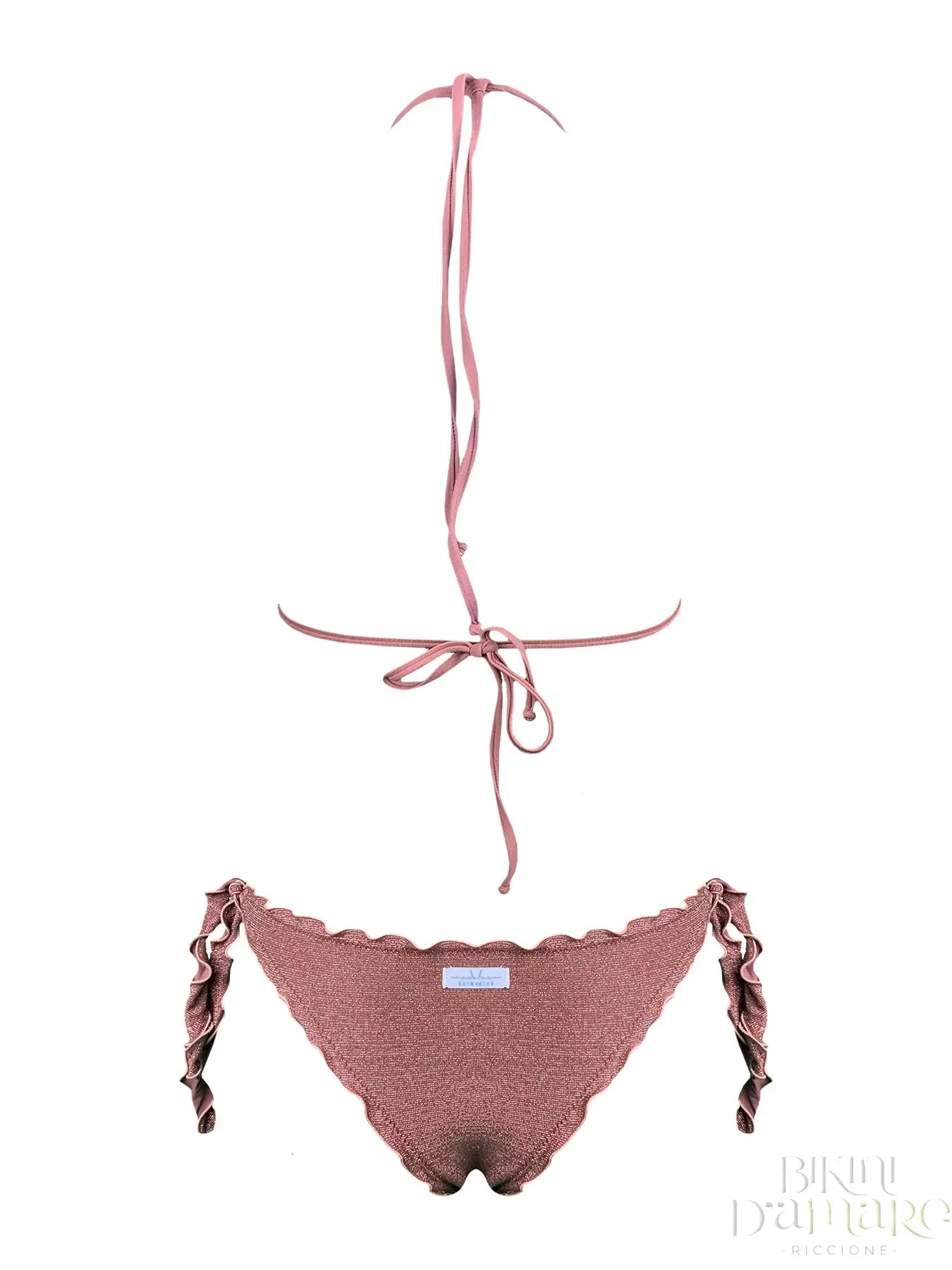 Bikini Triangolo Paillettes Fiammate Ciocco - Bikini D'amare Riccione