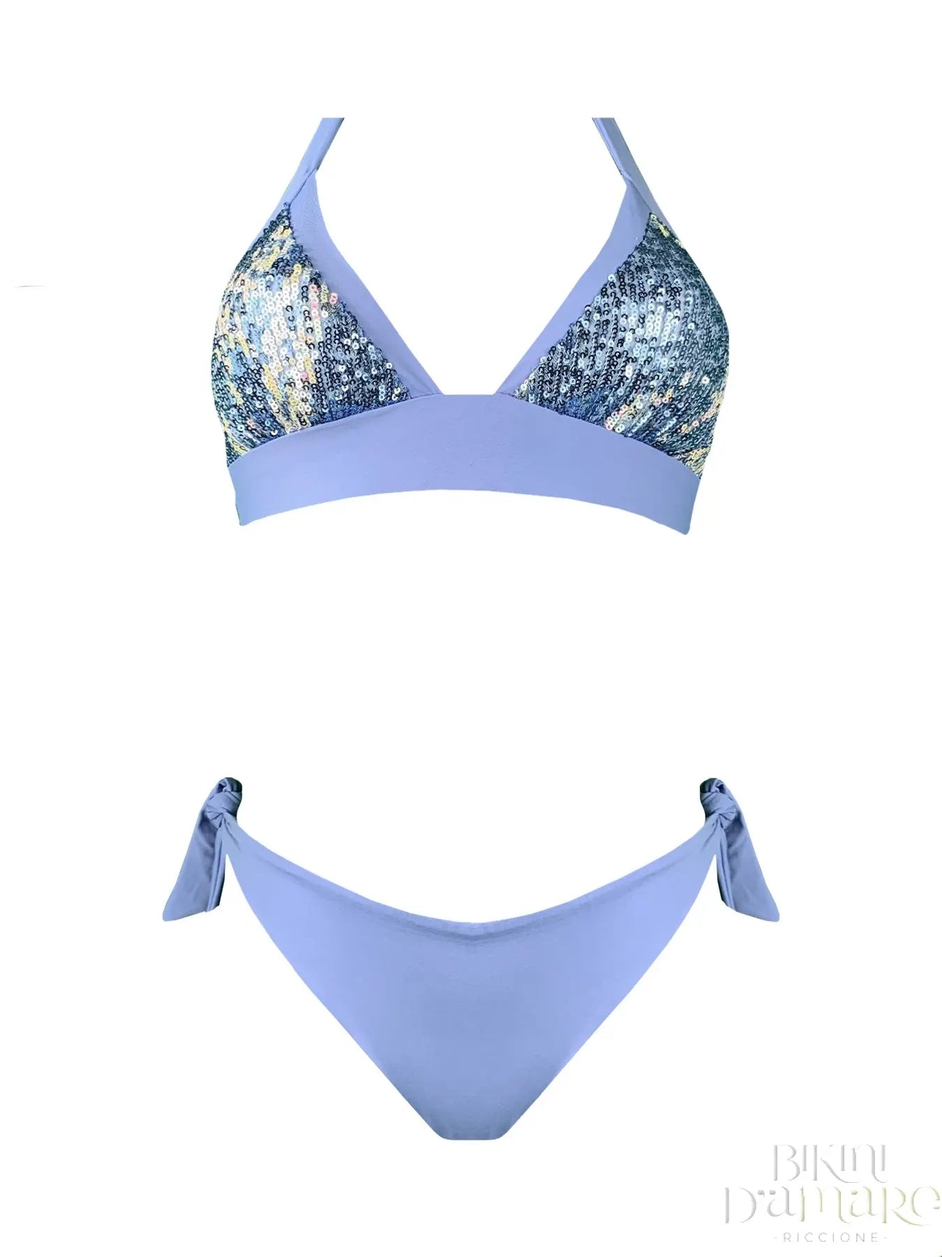 Bikini Triangolo Vela Paillettes Genius - Bikini D'amare Riccione