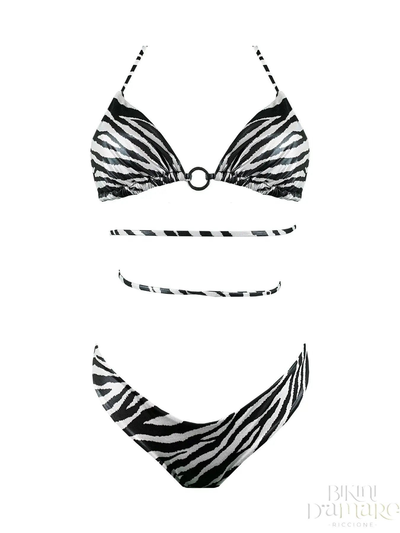 Bikini Triangolo Zebrato Laminato Coals Beach Coals Beach