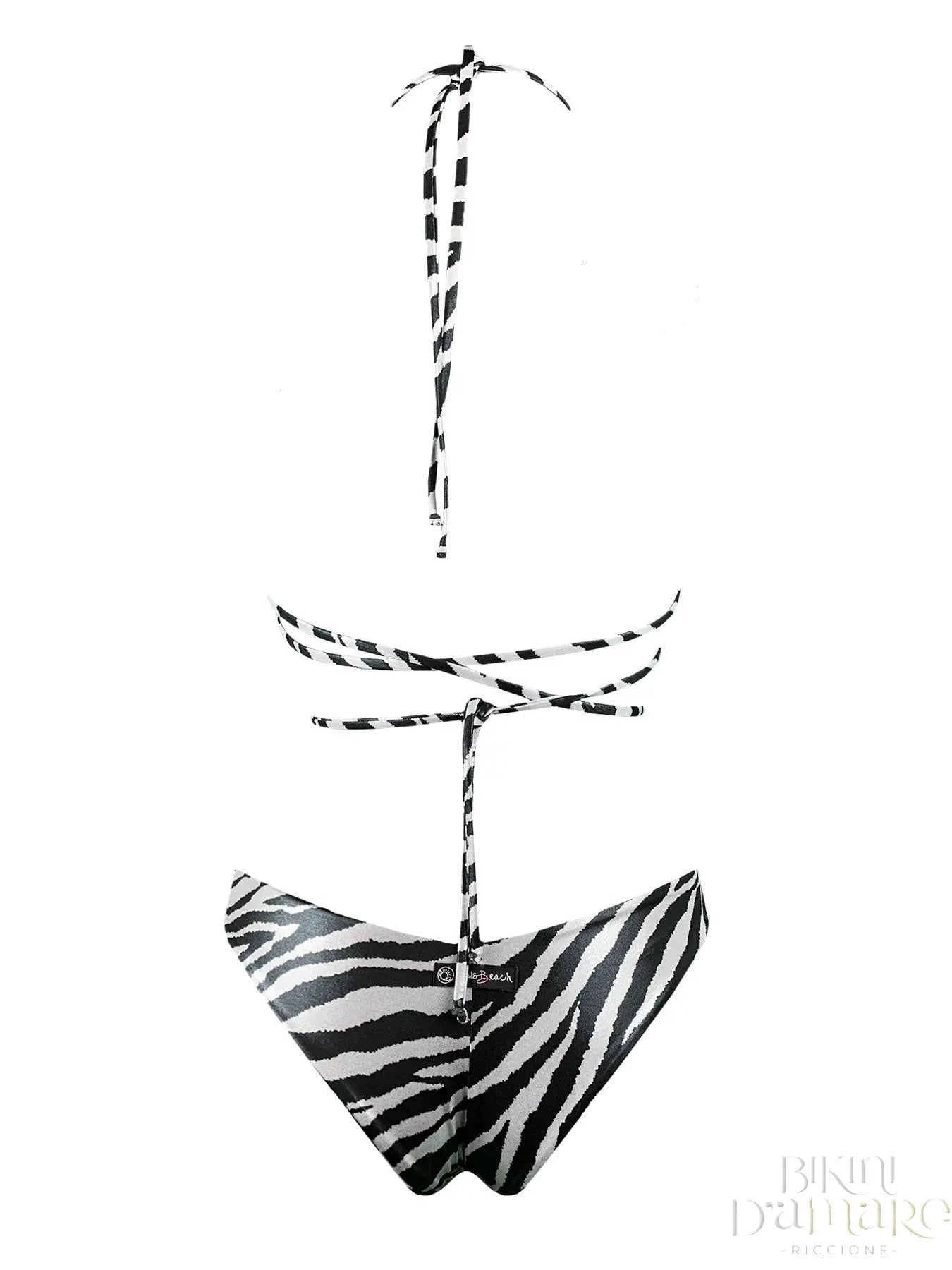 Bikini Triangolo Zebrato Laminato Coals Beach Coals Beach