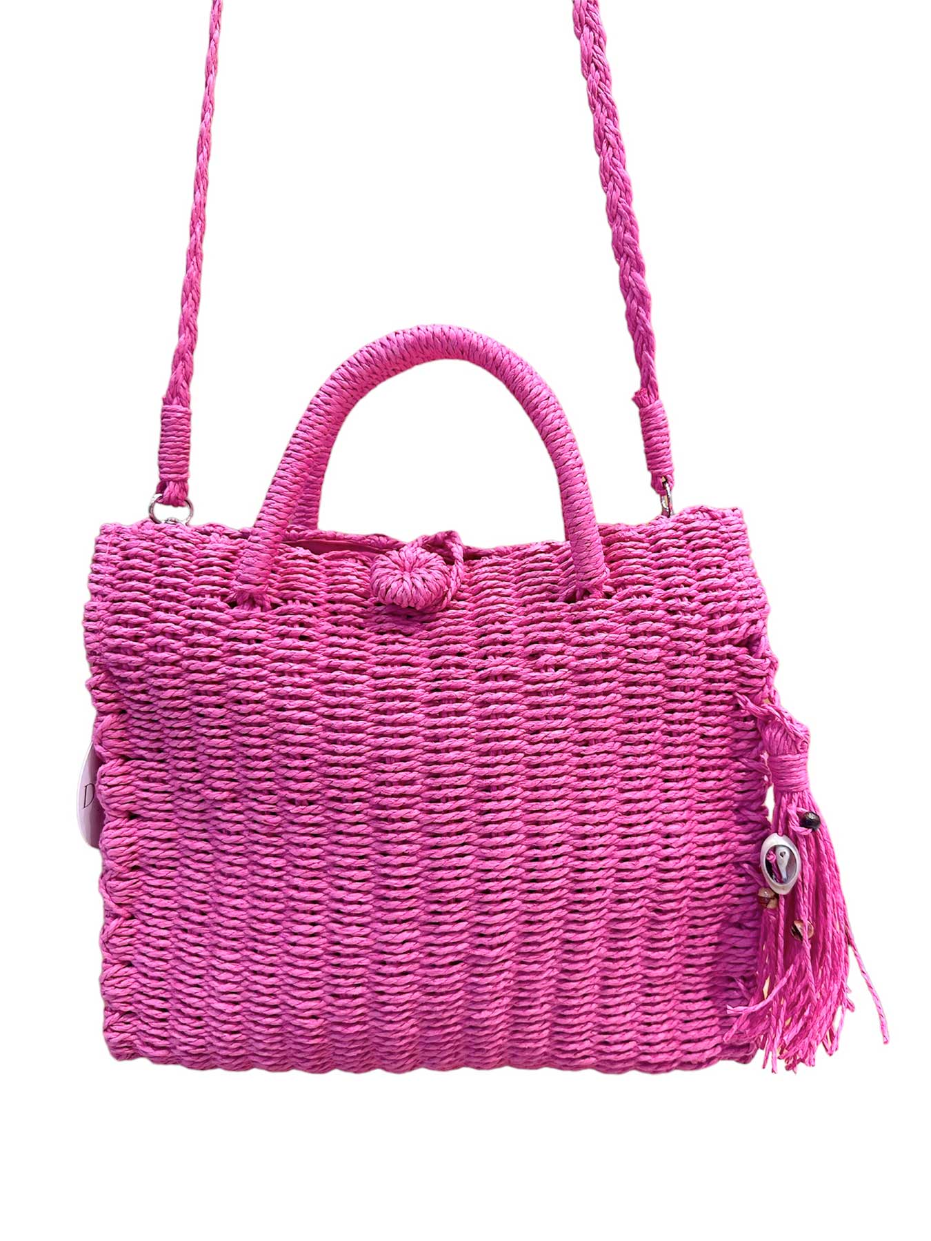 Borsetta Mare Tracolla Paglia Bikini D'amare