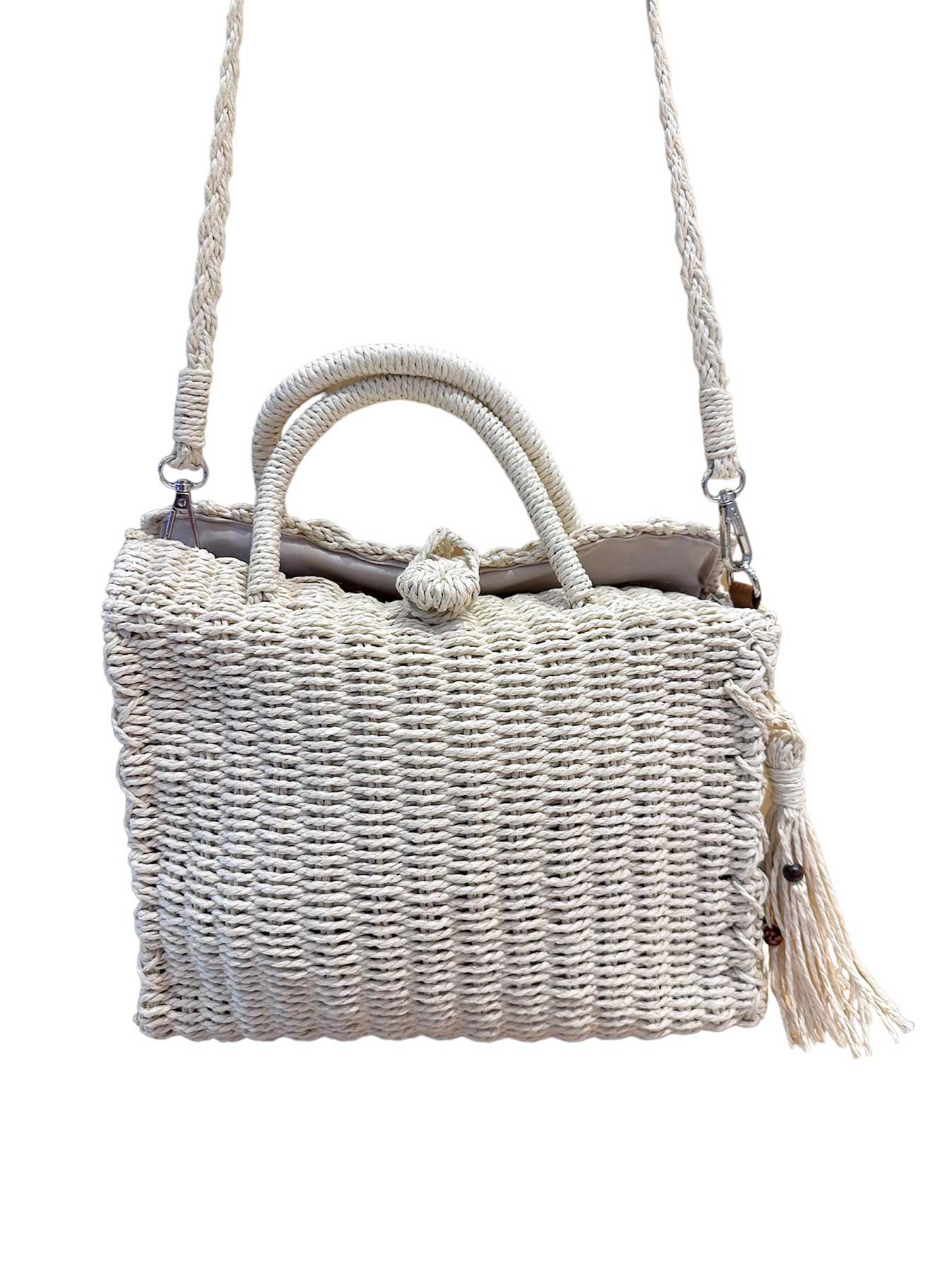 Borsetta Mare Tracolla Paglia Bikini D'amare