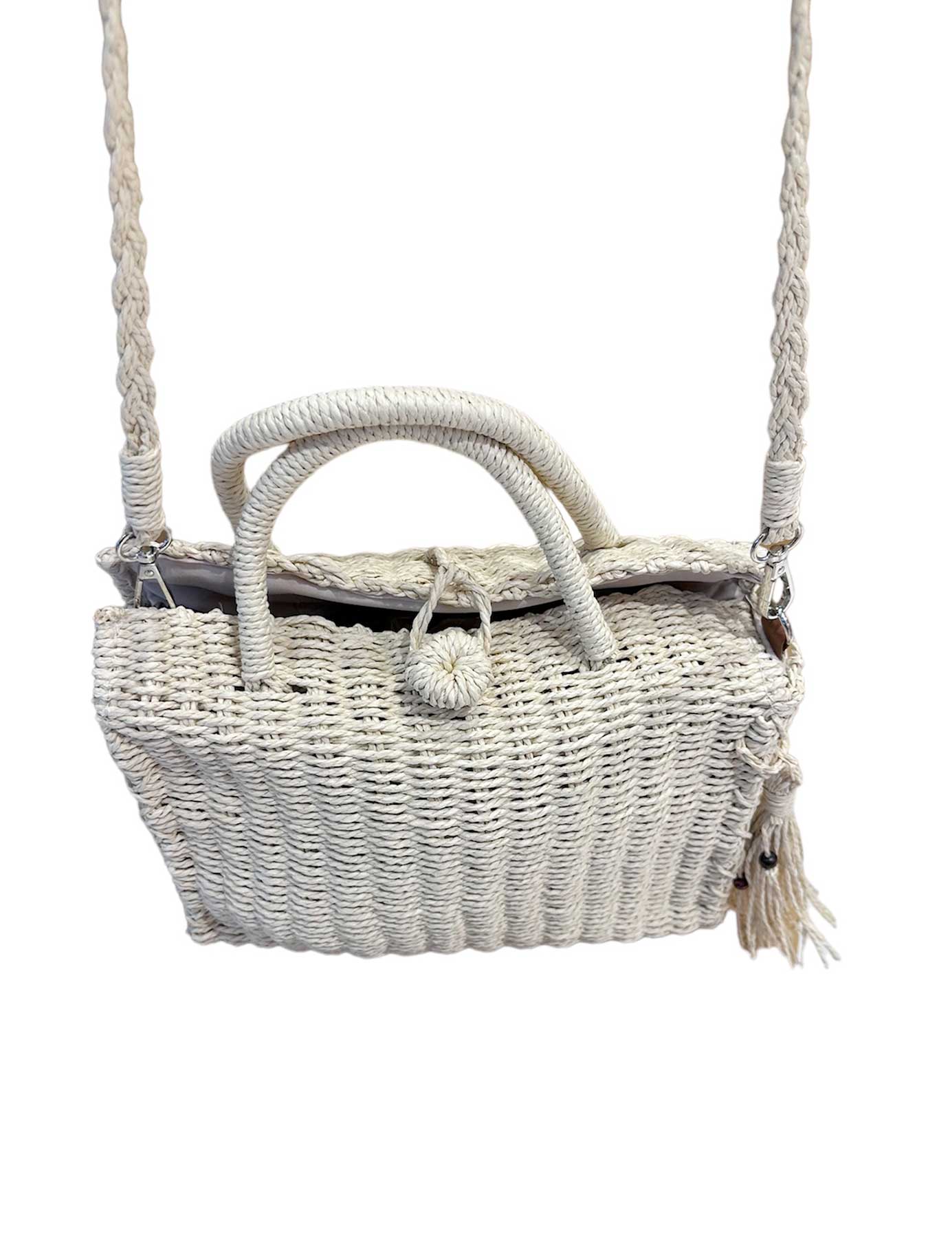 Borsetta Mare Tracolla Paglia Bikini D'amare