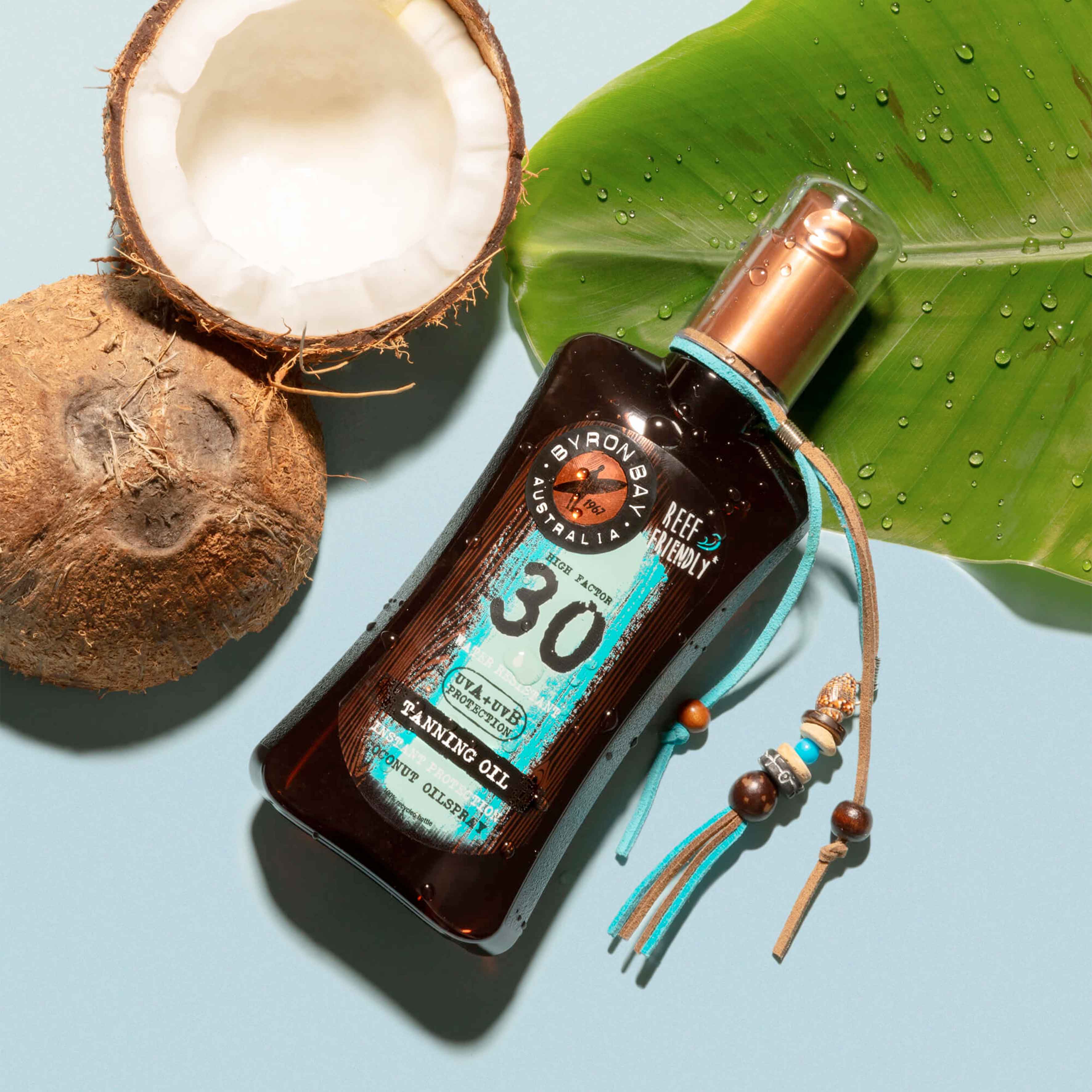 Byron Bay Olio di Cocco Abbronzante 30 SPF