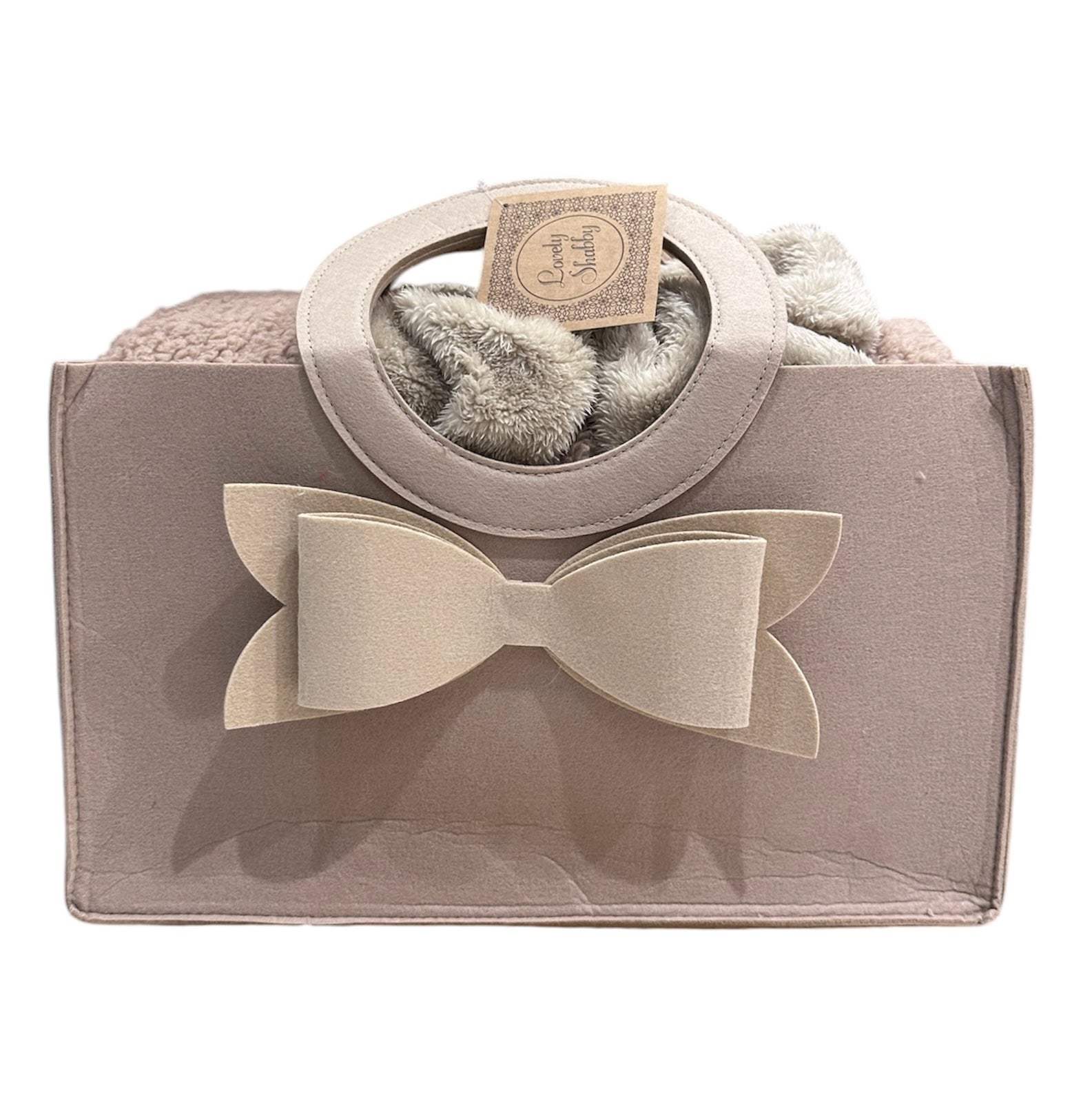 Lovely Shabby Magic Plaid Con Borsa in Feltro 130x160 cm Lovely Shabby