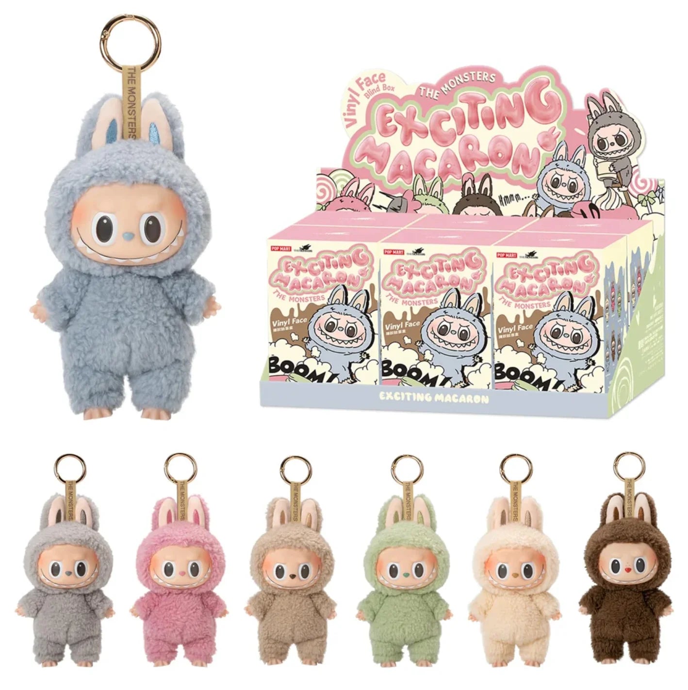 Pop Mart Labubu The Monster Macaron Vinyl Face - Original - Bikini D'amare Riccione